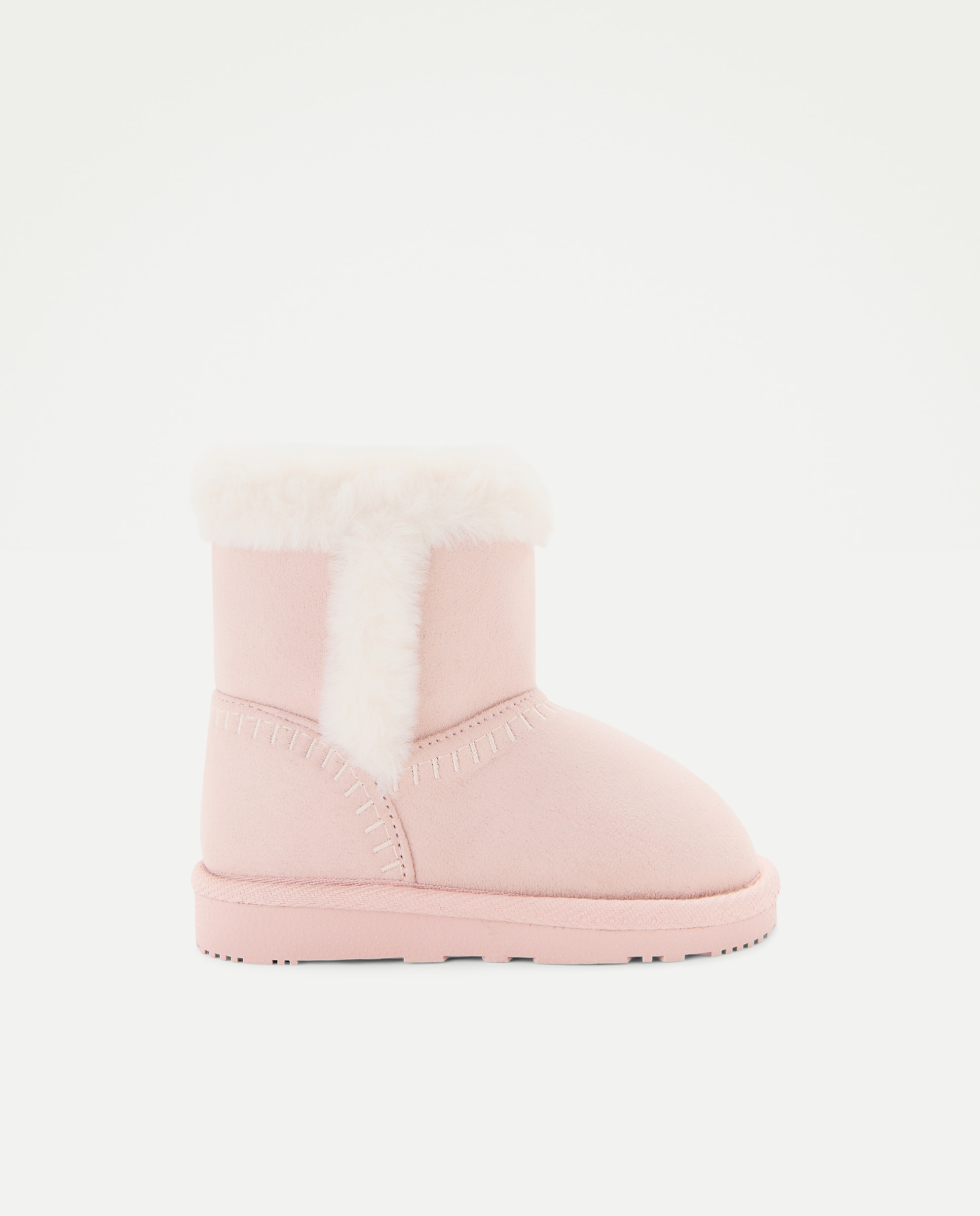 Bota australiana de bebé niña con cierre adherente - Baby El Corte Inglés - Rosa claro Rosa claro-1