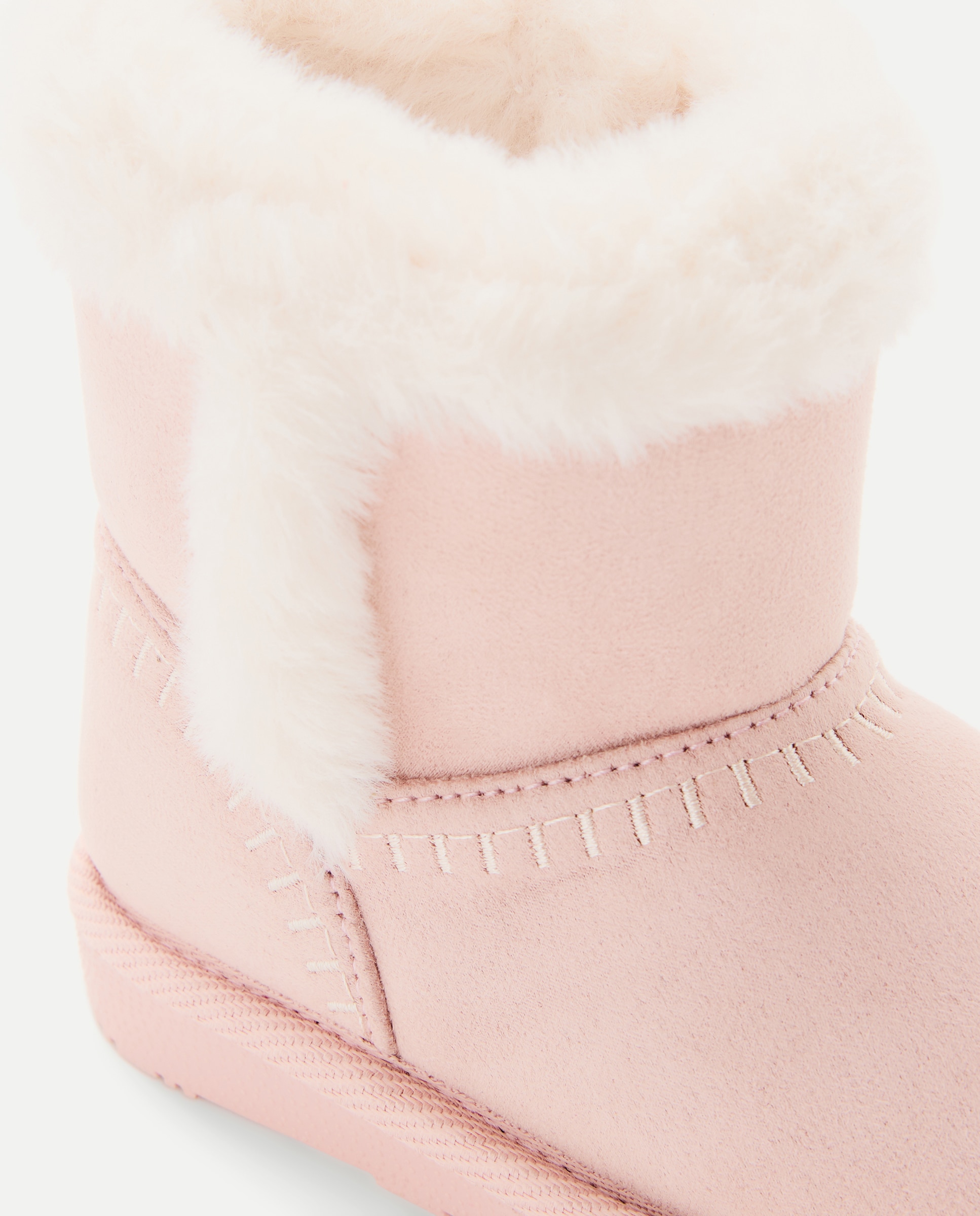 Bota australiana de bebé niña con cierre adherente - Baby El Corte Inglés - Rosa claro Rosa claro-5