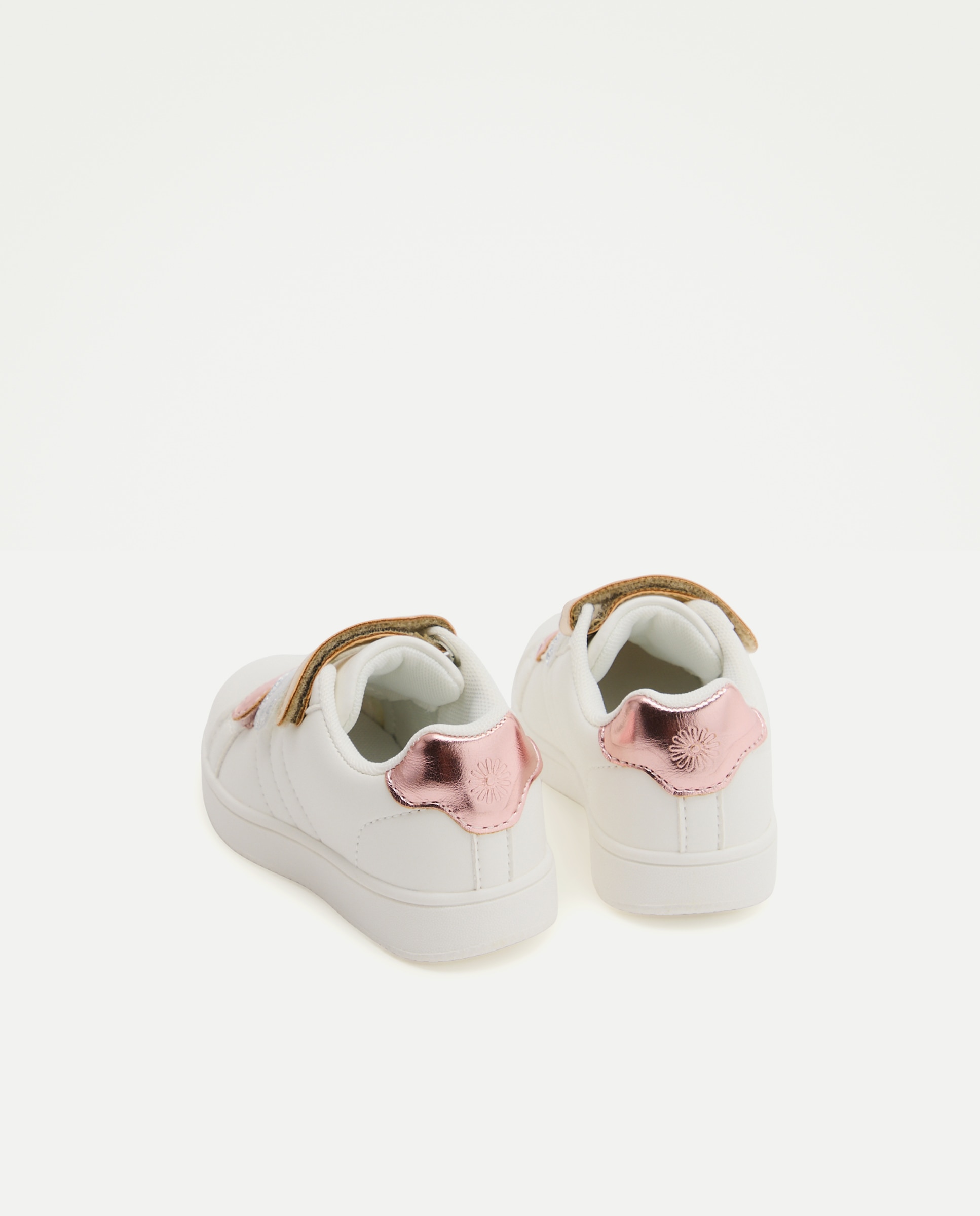 Sapatilhas de Bebé com Três Velcros e Biqueira Redonda Baby El Corte Inglés 200 Rosa-3