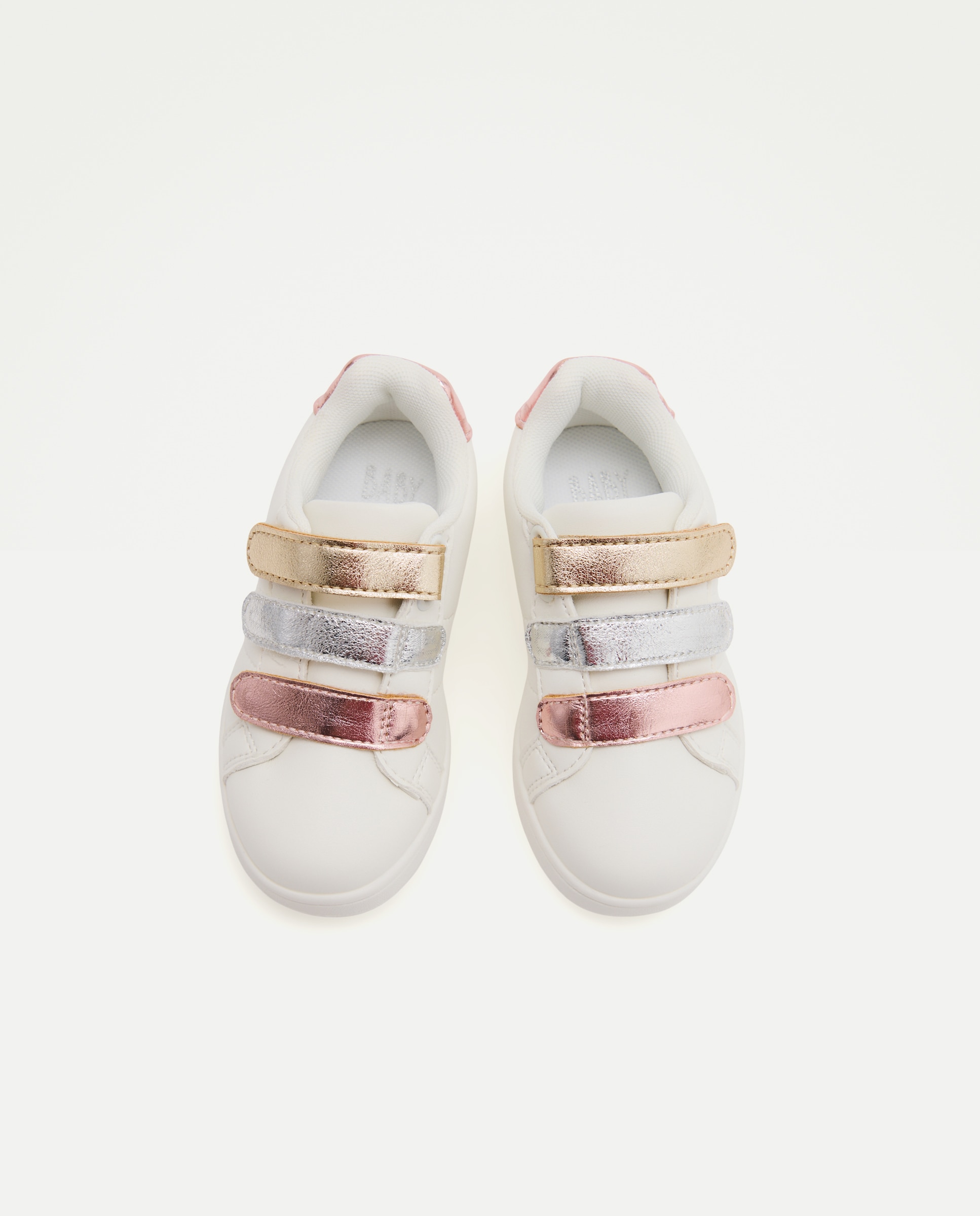 Sapatilhas de Bebé com Três Velcros e Biqueira Redonda Baby El Corte Inglés 200 Rosa-4