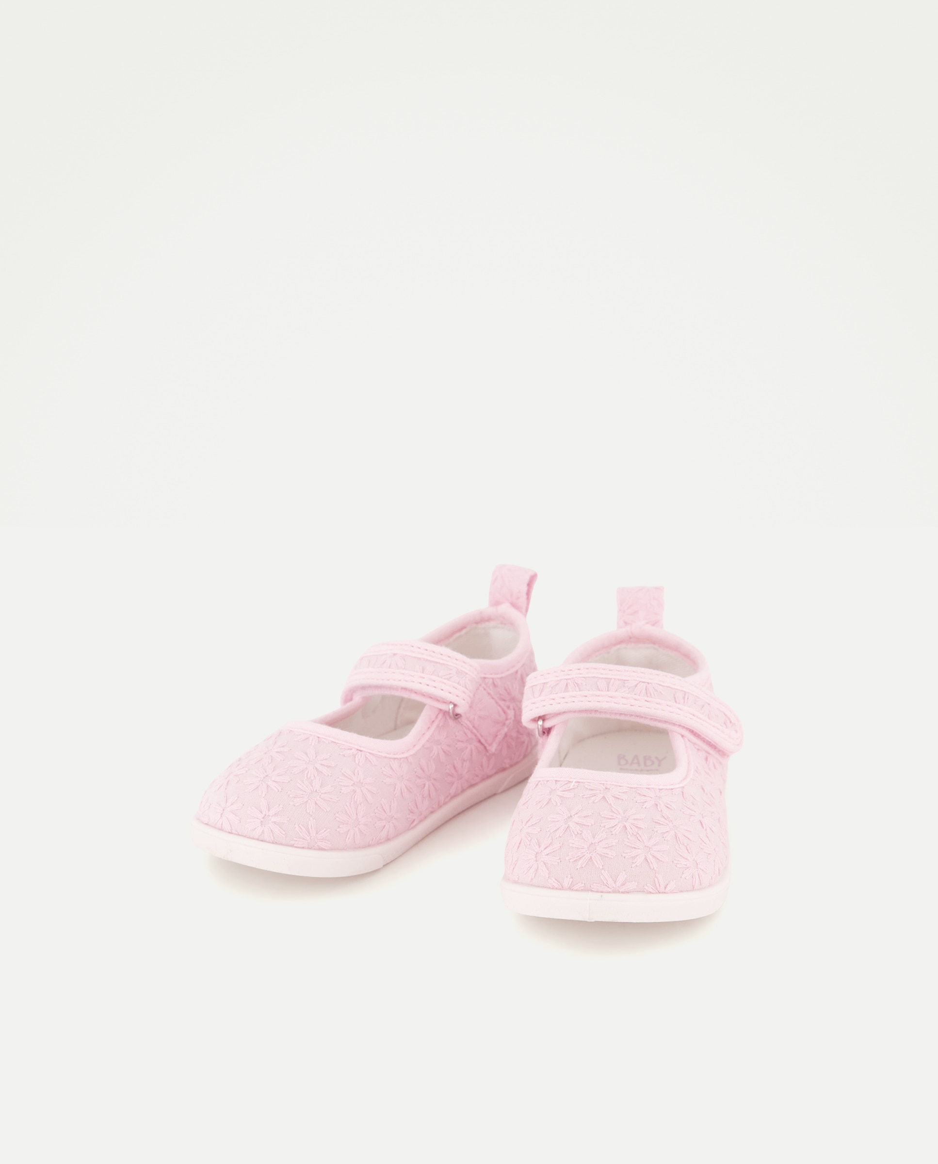 Sapatilhas de Lona Tipo Sapatos de Presilha de Bebé Baby El Corte Inglés 200 Rosa-2