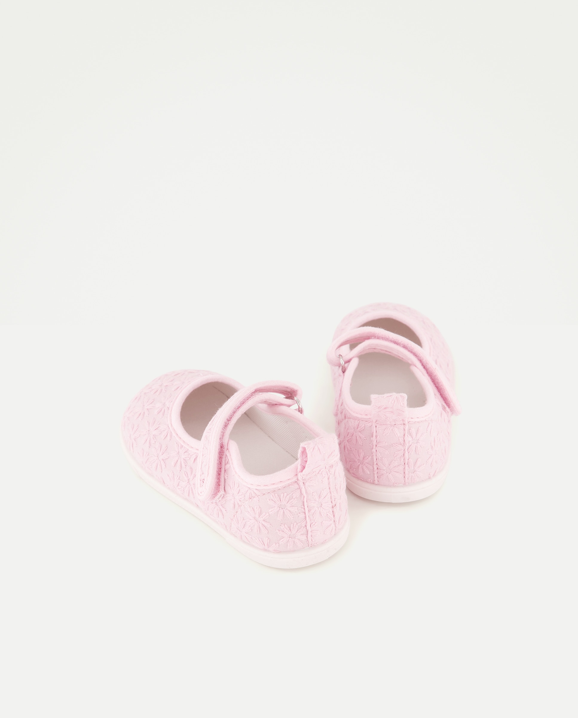 Sapatilhas de Lona Tipo Sapatos de Presilha de Bebé Baby El Corte Inglés 200 Rosa-3