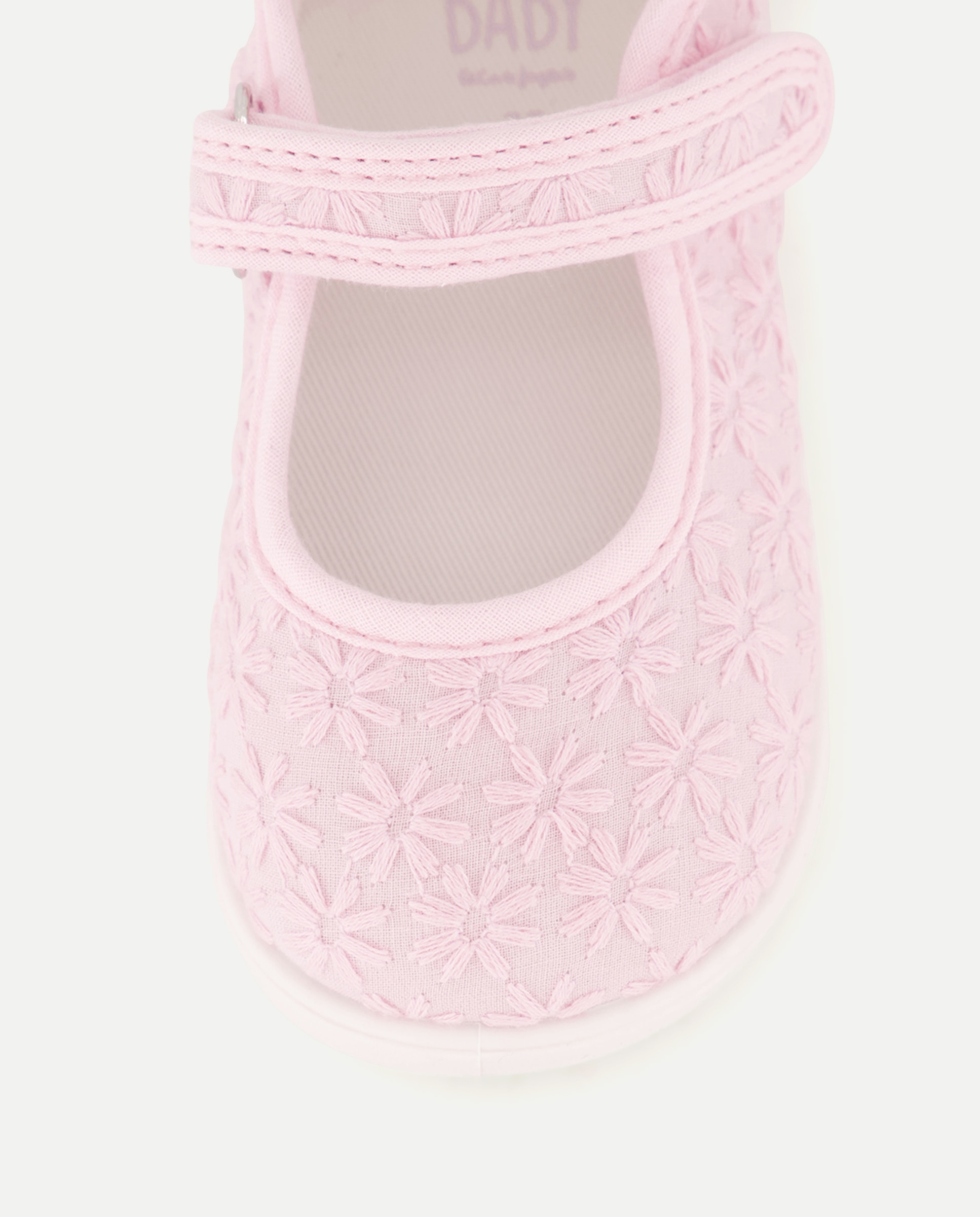 Sapatilhas de Lona Tipo Sapatos de Presilha de Bebé Baby El Corte Inglés 200 Rosa-5
