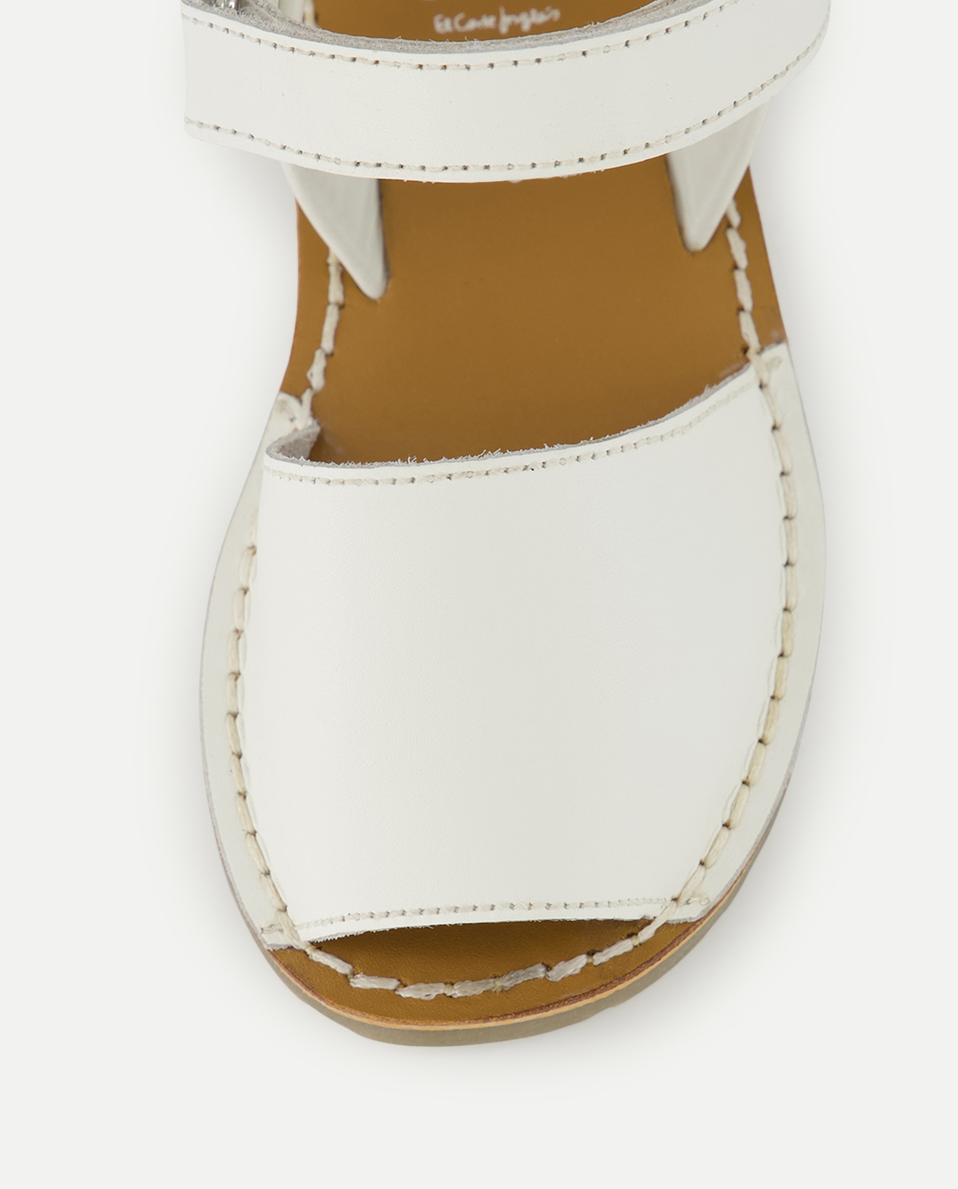Sandálias Estilo Menorquinas de Bebé em Pele Baby El Corte Inglés Branco-5