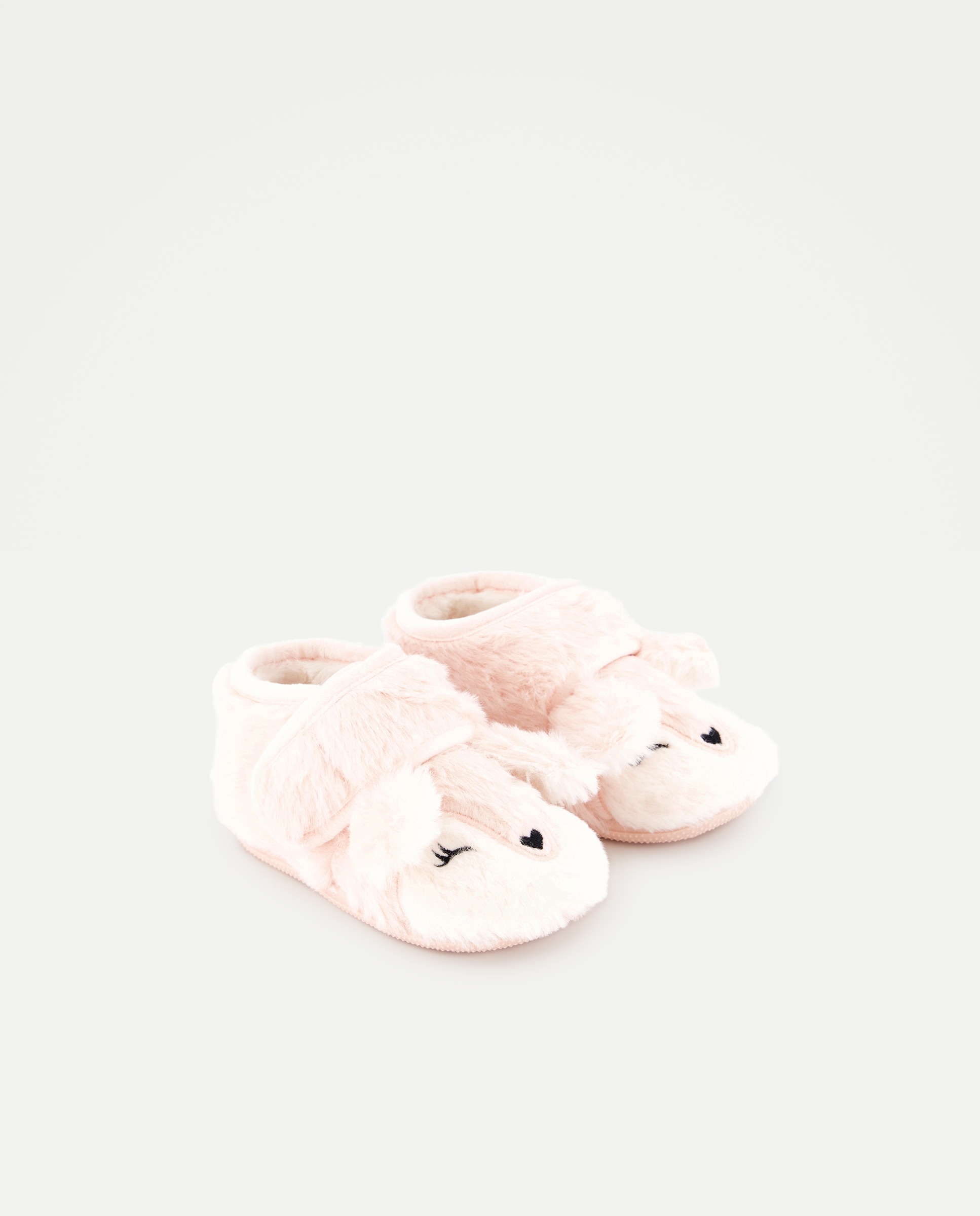 Pantufas Coelho com Velcro Baby El Corte Inglés Rosa-claro-2