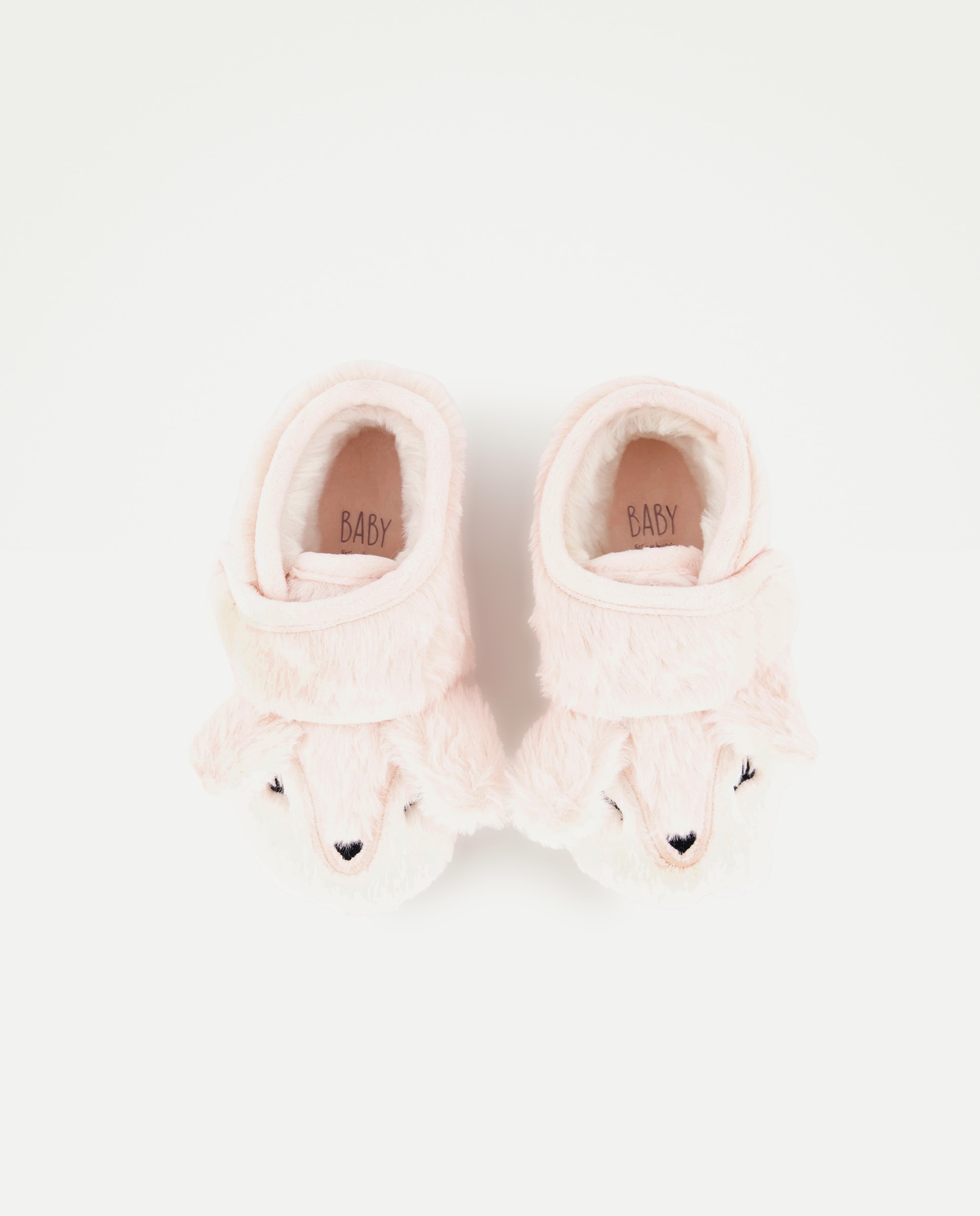 Pantufas Coelho com Velcro Baby El Corte Inglés Rosa-claro-4