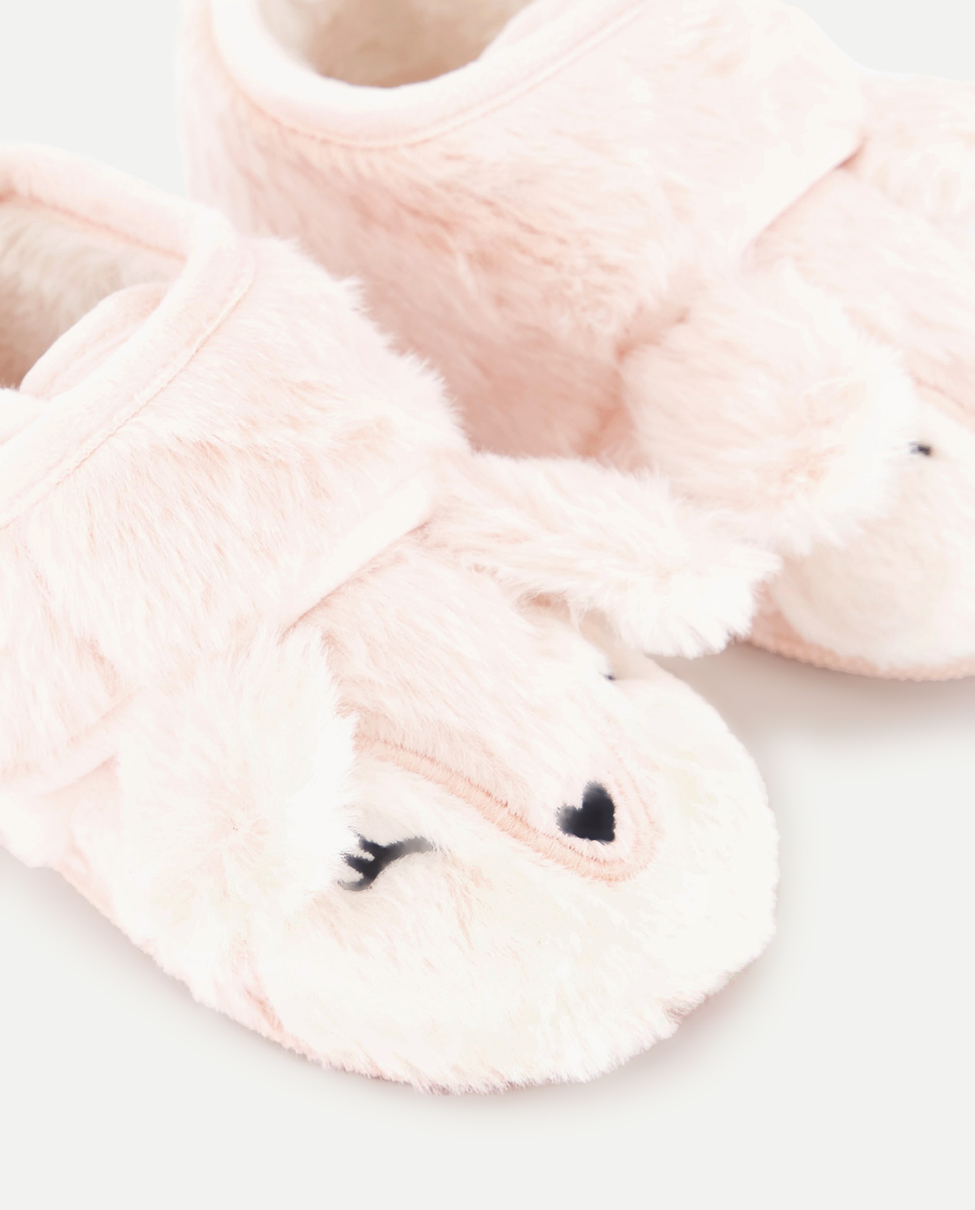 Pantufas Coelho com Velcro Baby El Corte Inglés Rosa-claro-5