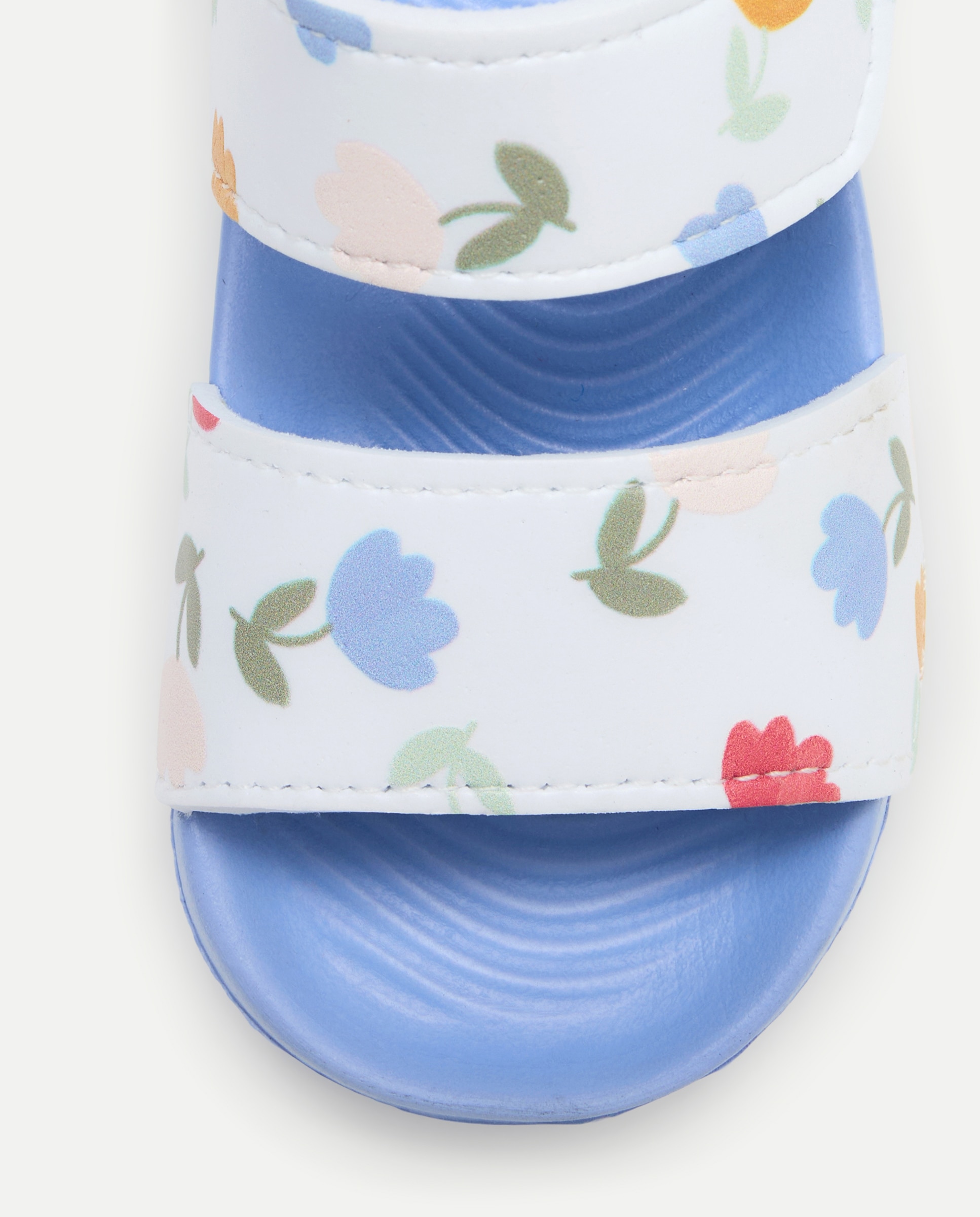 Sandálias de Banho Abertas de Bebé com Estampado Floral Baby El Corte Inglés 400 Azul-5
