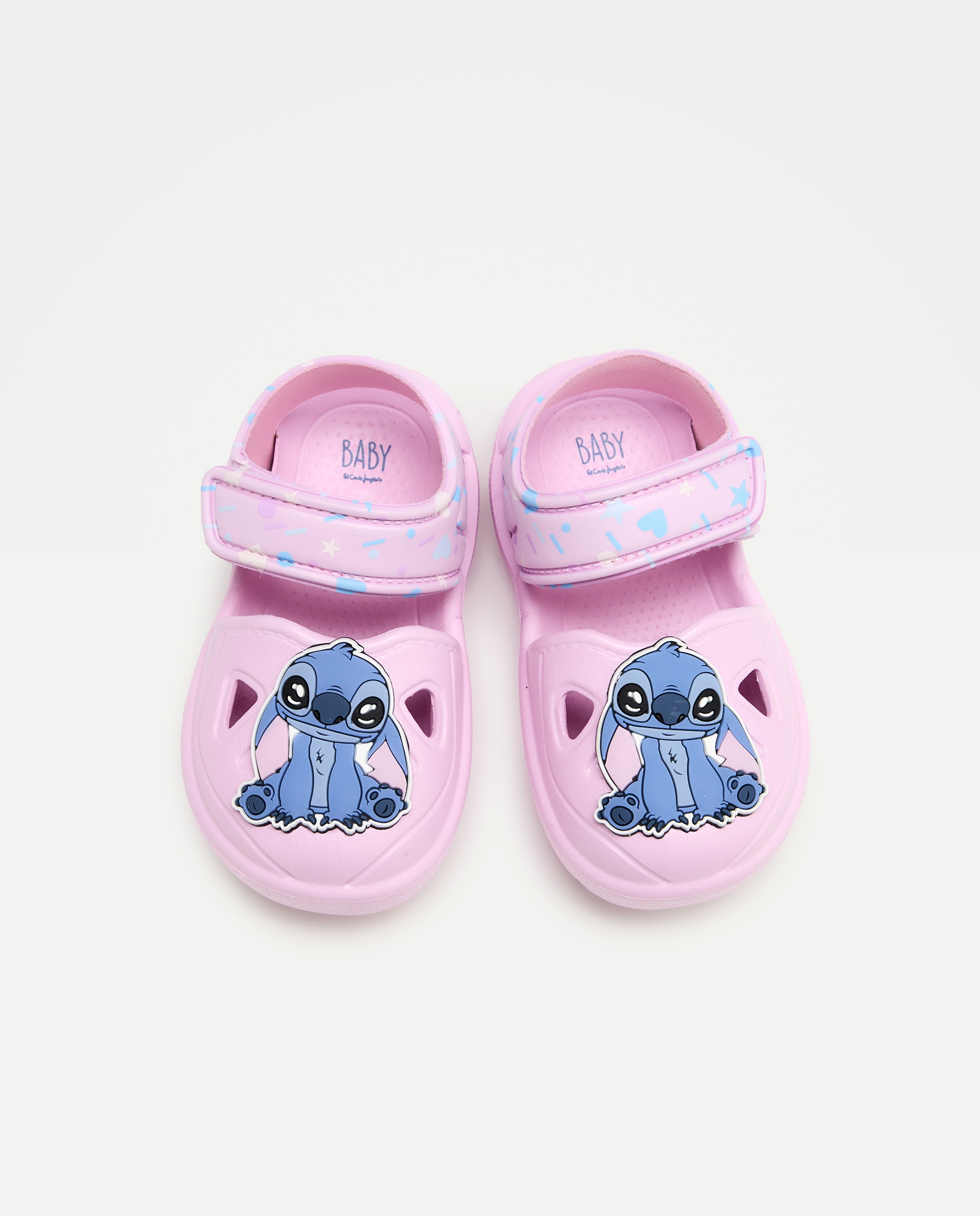 Mules de Velcro O Rei Leão Baby El Corte Inglés 282 Malva-4