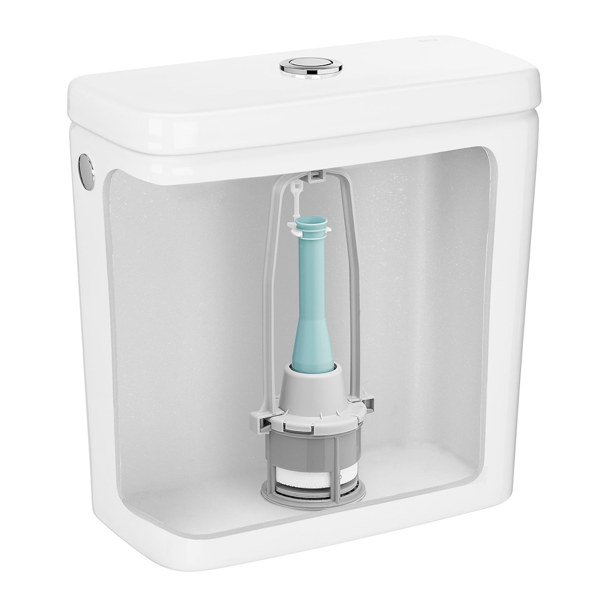 Mecanismo WC Descarga Simples Cinzento-2