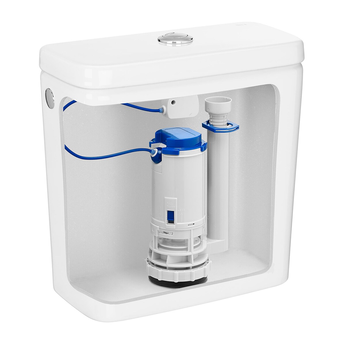 Mecanismo Duplo Descarga Regulável Branco-2