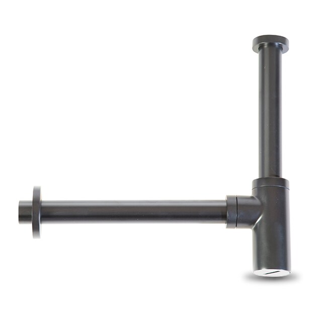 Imagen 0 de Sifón Cilíndrico Latón Lacado en Negro 1 1/4" (32 mm)