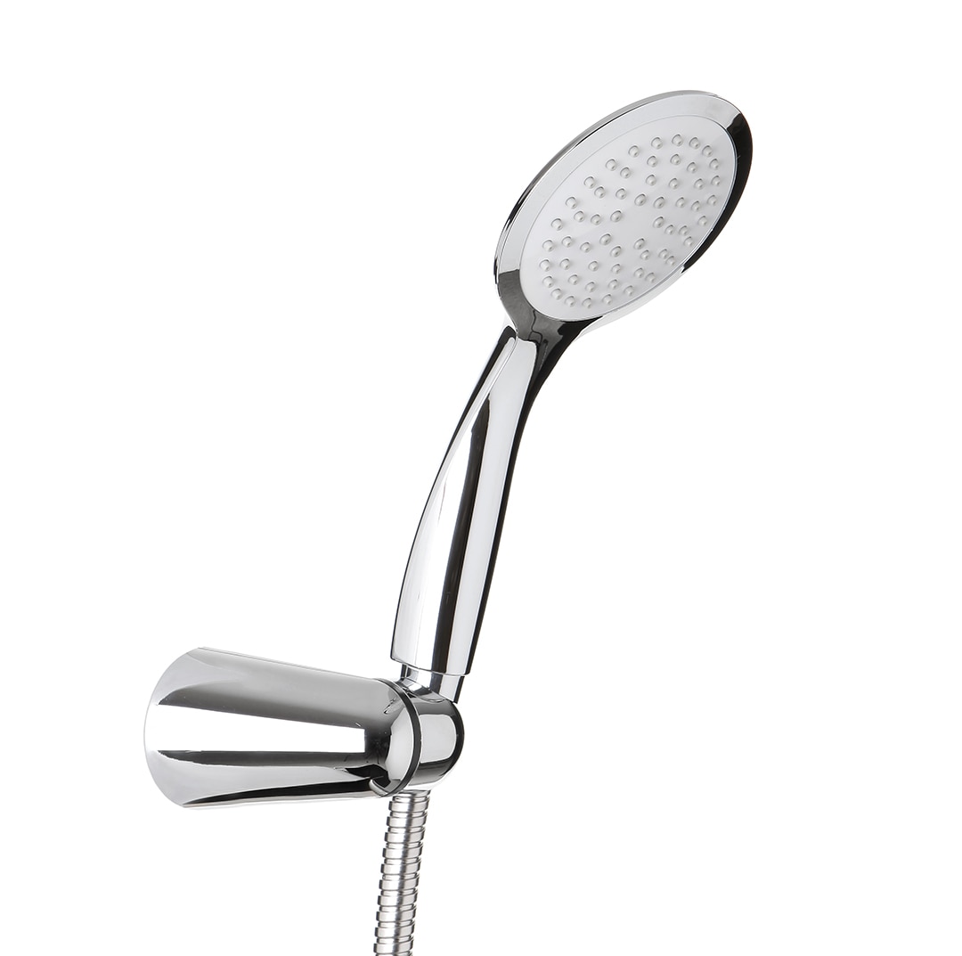 Imagem 0 de Kit Duche + Suporte Alcalá Cromado Jet 1 Função