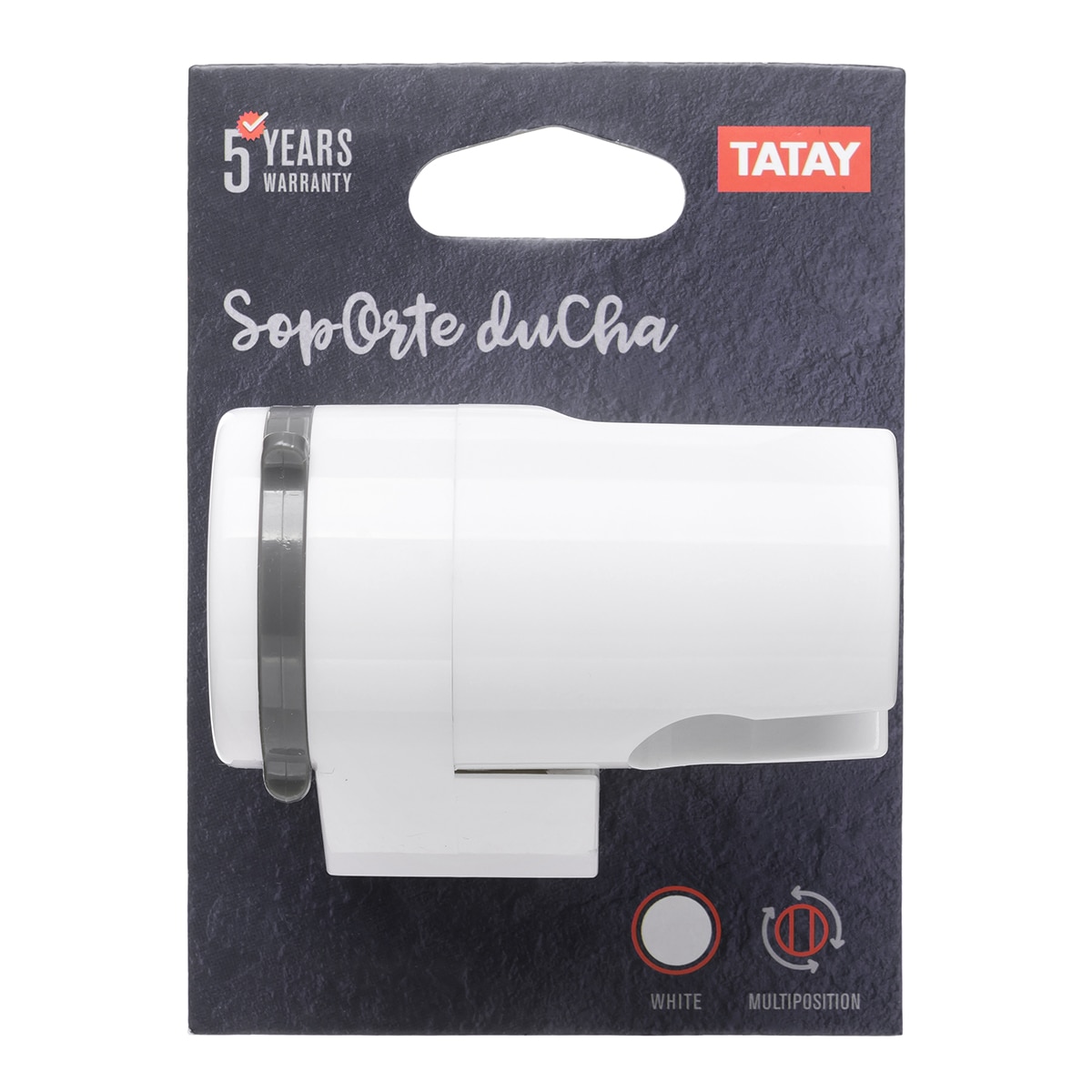 Suporte de Duche Multiposições - Branco Branco-3