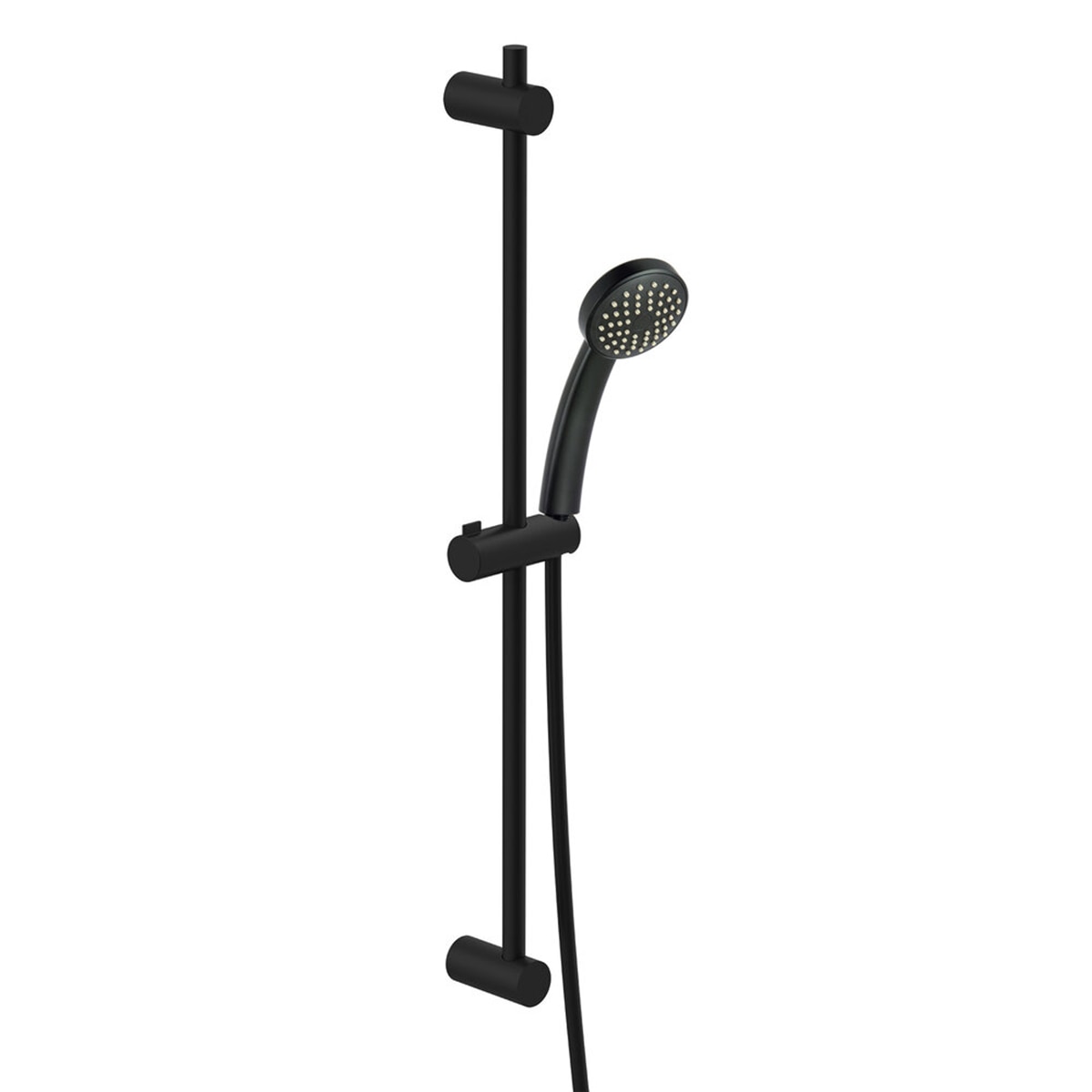 Conjunto barra de ducha negro Ø1 8x700mm GO Negro-1