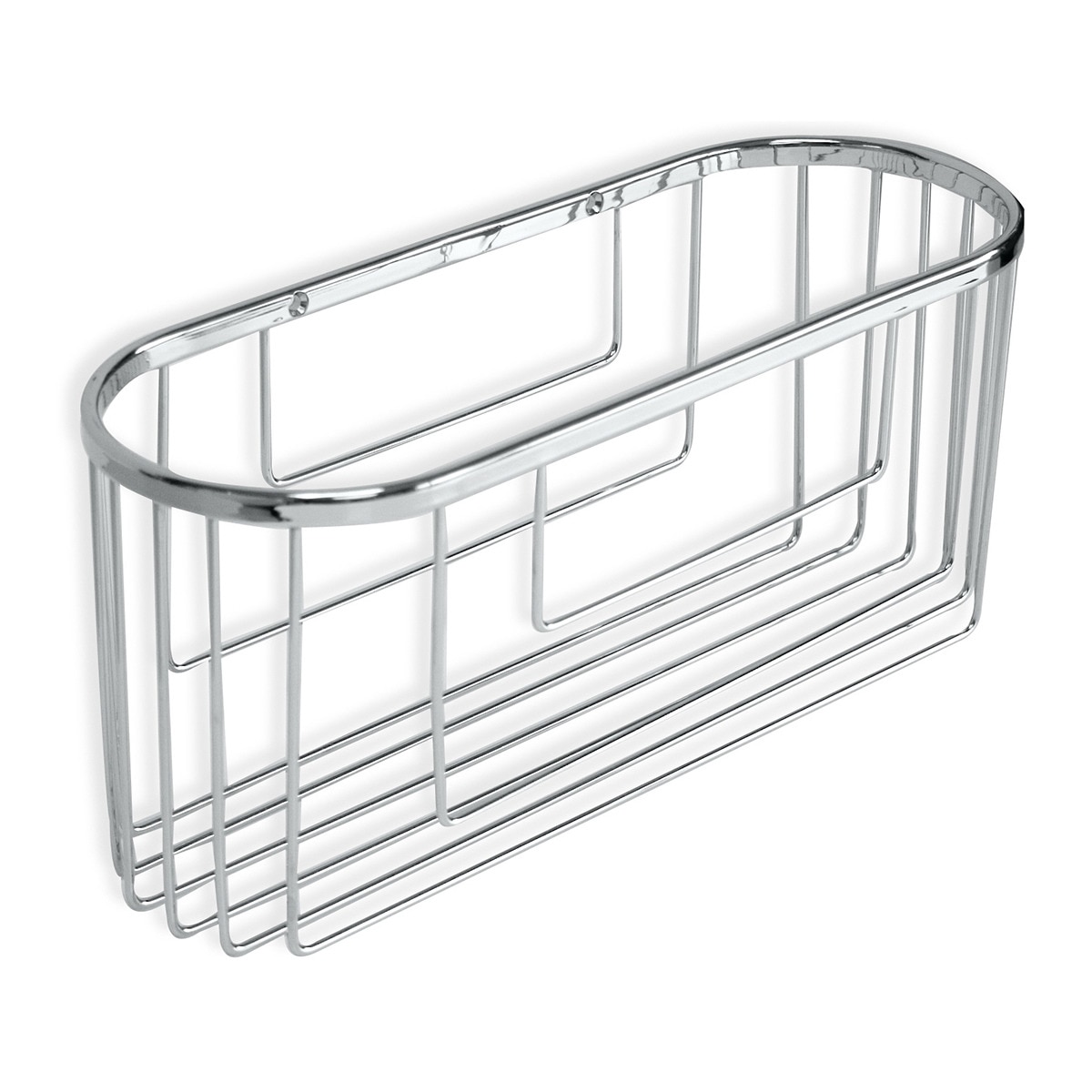 Cesto Inoxidável Oval Krom Aço inoxidável-1