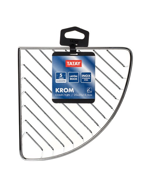 Cesto Inoxidável de Canto Krom Aço inoxidável-3
