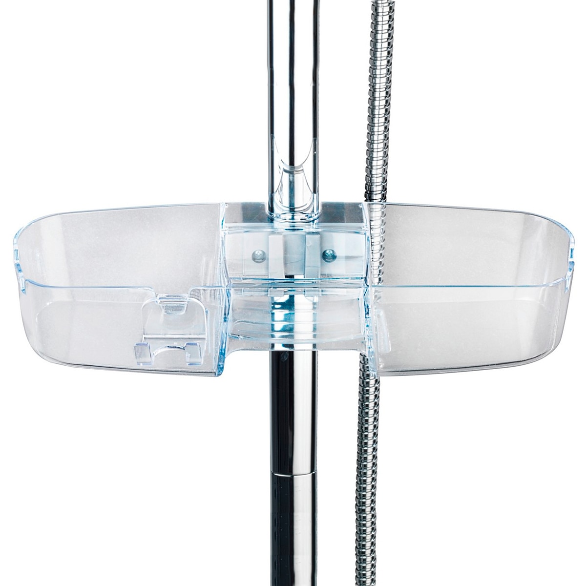 Estantería para Barra de Ducha Premium Transparente-2