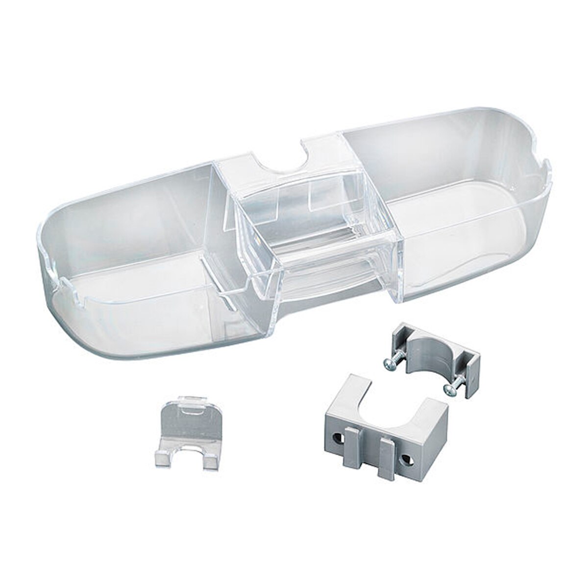Estantería para Barra de Ducha Premium Transparente-3