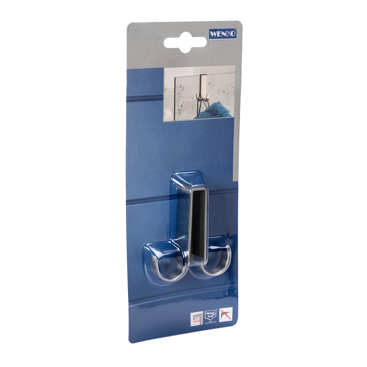 Colgador Acero Inoxidable Vieste para Mampara Acero Inox-2