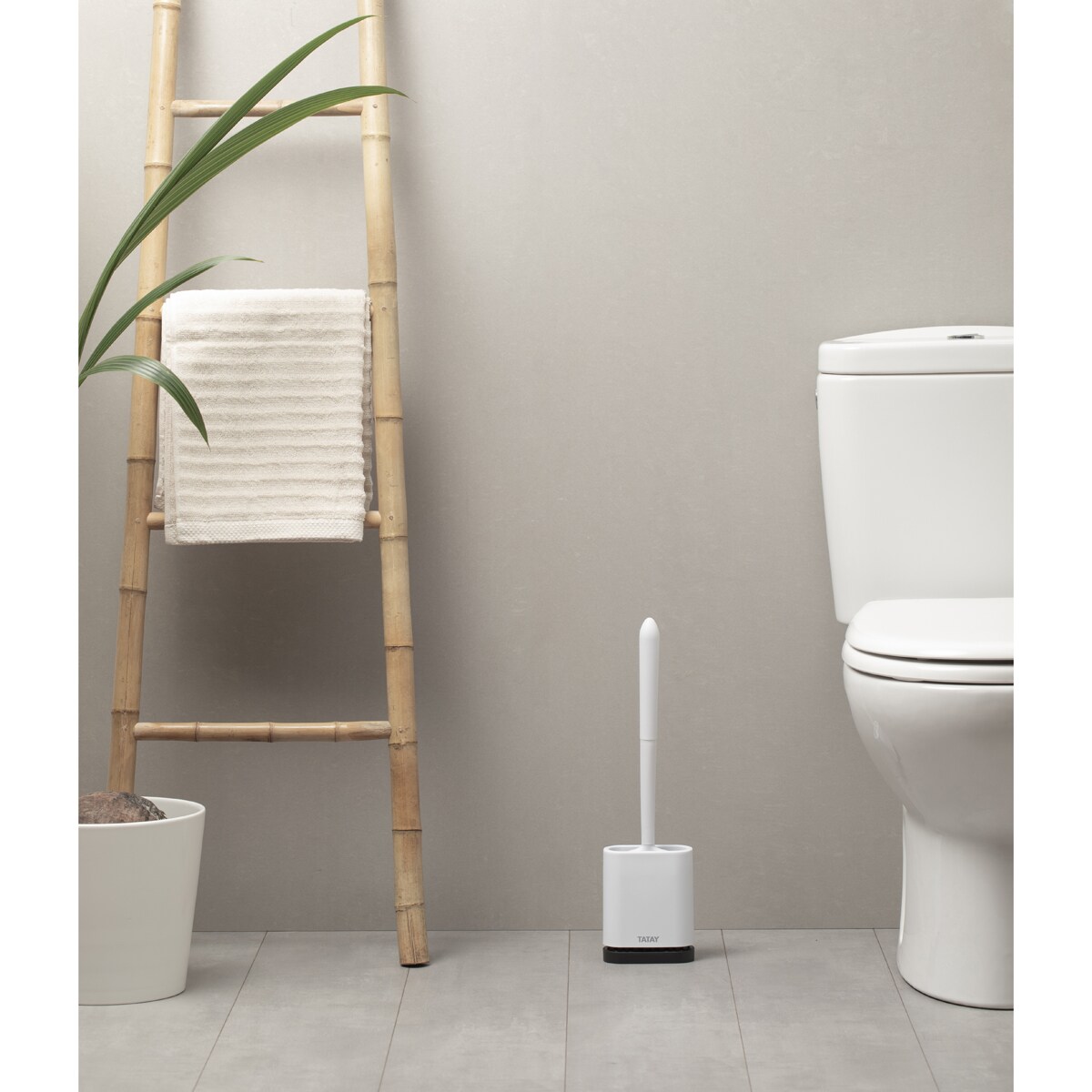 Escobilla WC Silicona para Colgar Blanco-4