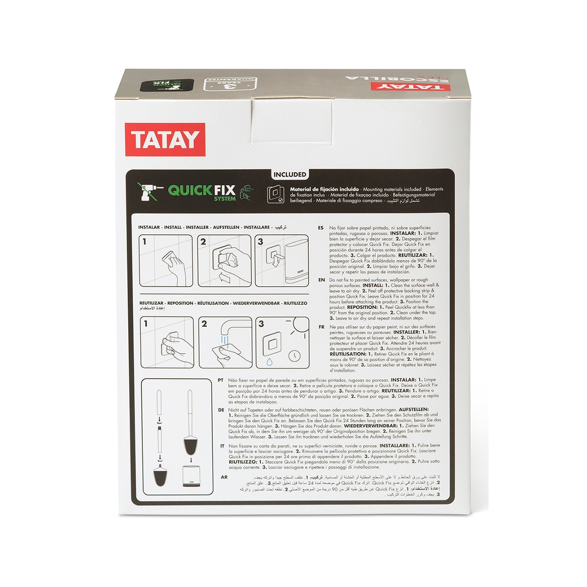 Escobilla WC Silicona para Colgar Blanco-6