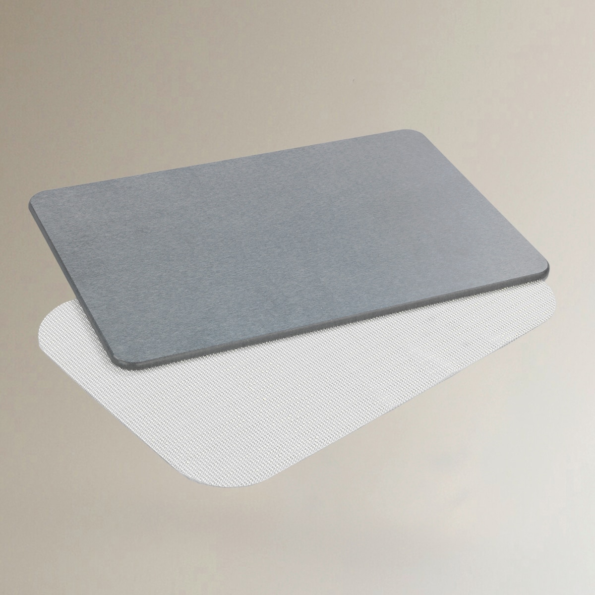 Tapete WC Diatomita 60x39 cm Simi - Cinzento Cinzento-12