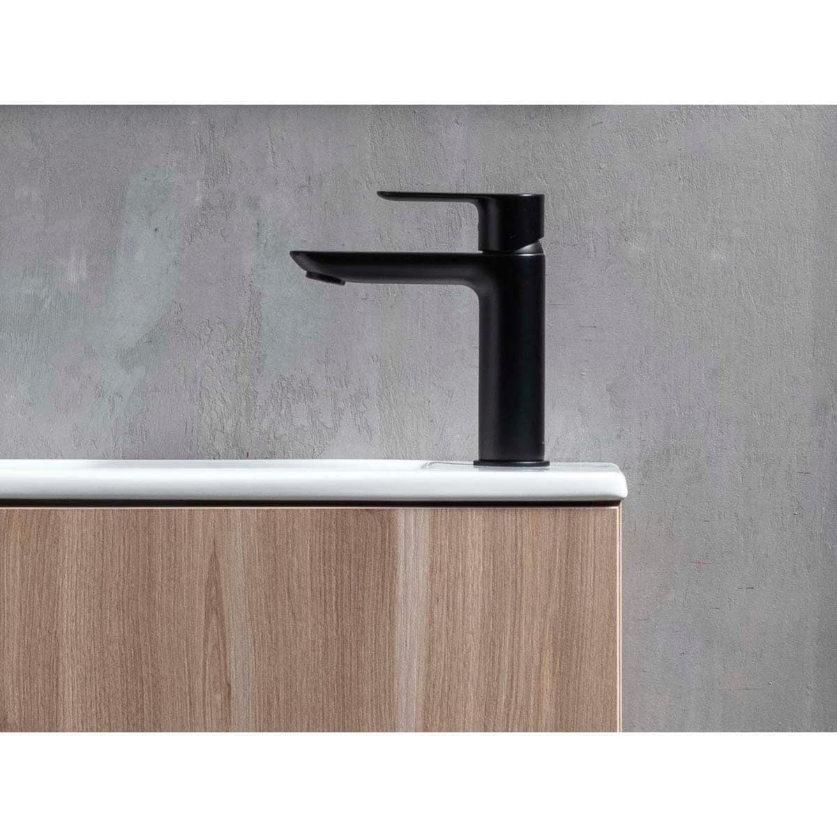 Grifo Monomando de Lavabo Nauta Negro-2