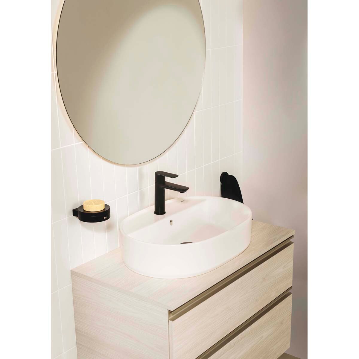 Grifo Monomando de Lavabo Nauta Negro-3