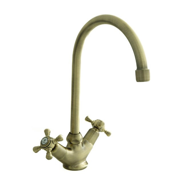 Imagen 0 de Grifo de Cocina bimando With2 Antígona Bronce