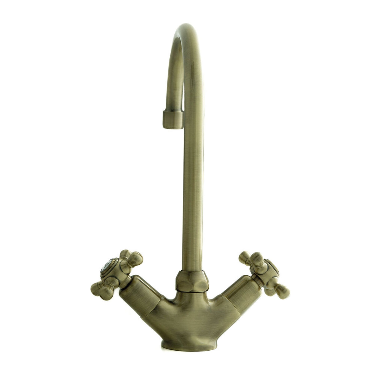 Grifo de Cocina bimando With2 Antígona Bronce Bronce-2