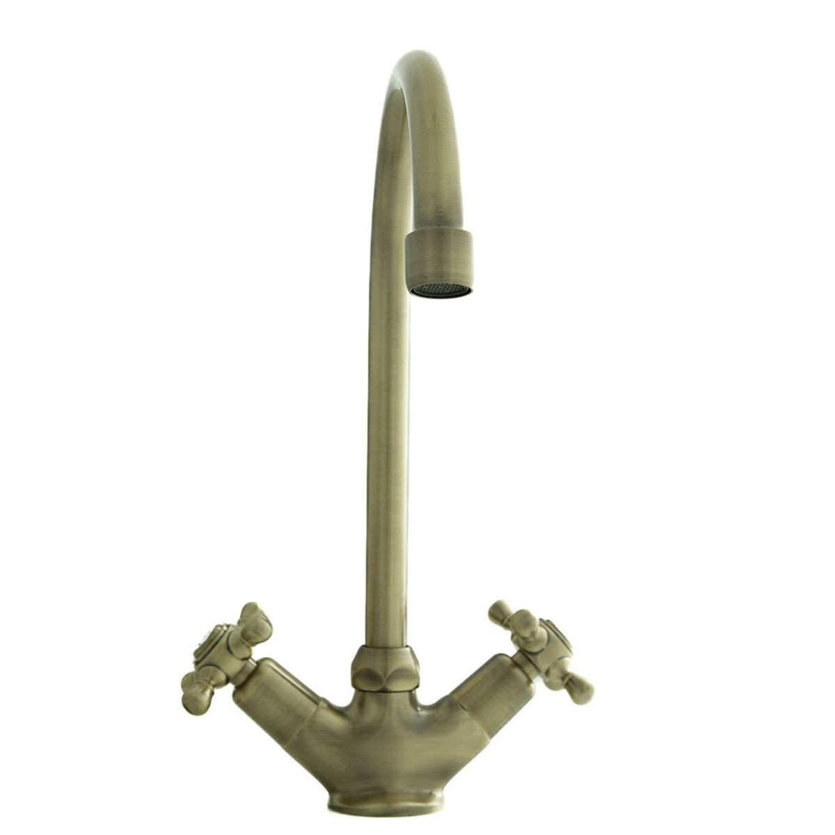 Grifo de Cocina bimando With2 Antígona Bronce Bronce-4