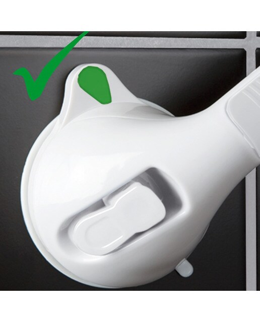 Pega Casa de Banho Ventosa Segura 42 cm Branco-4