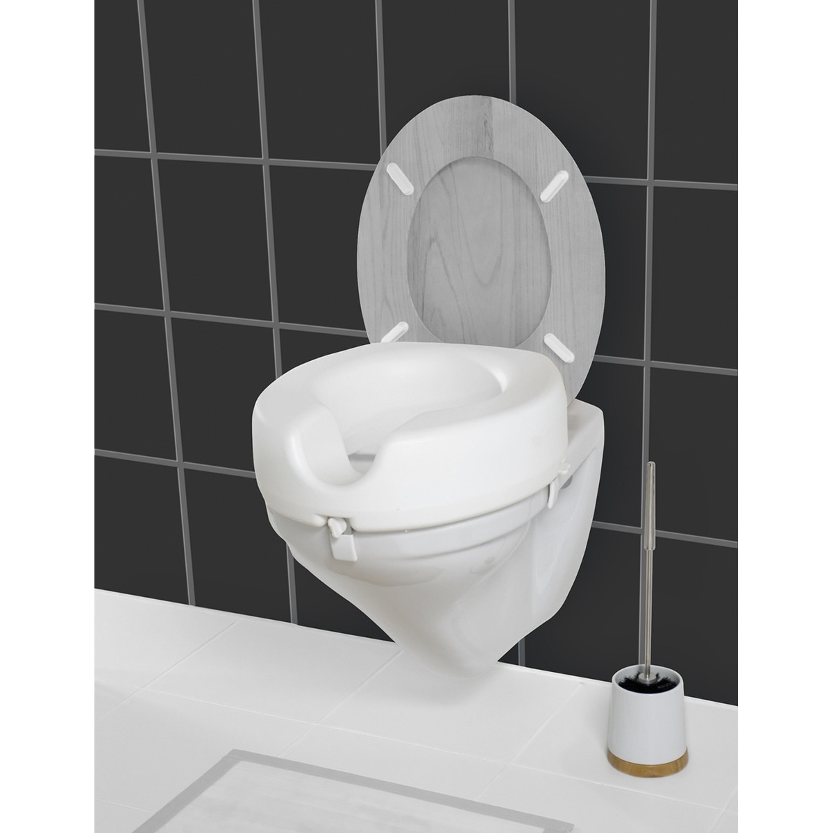 Alzador WC Secura Blanco-5