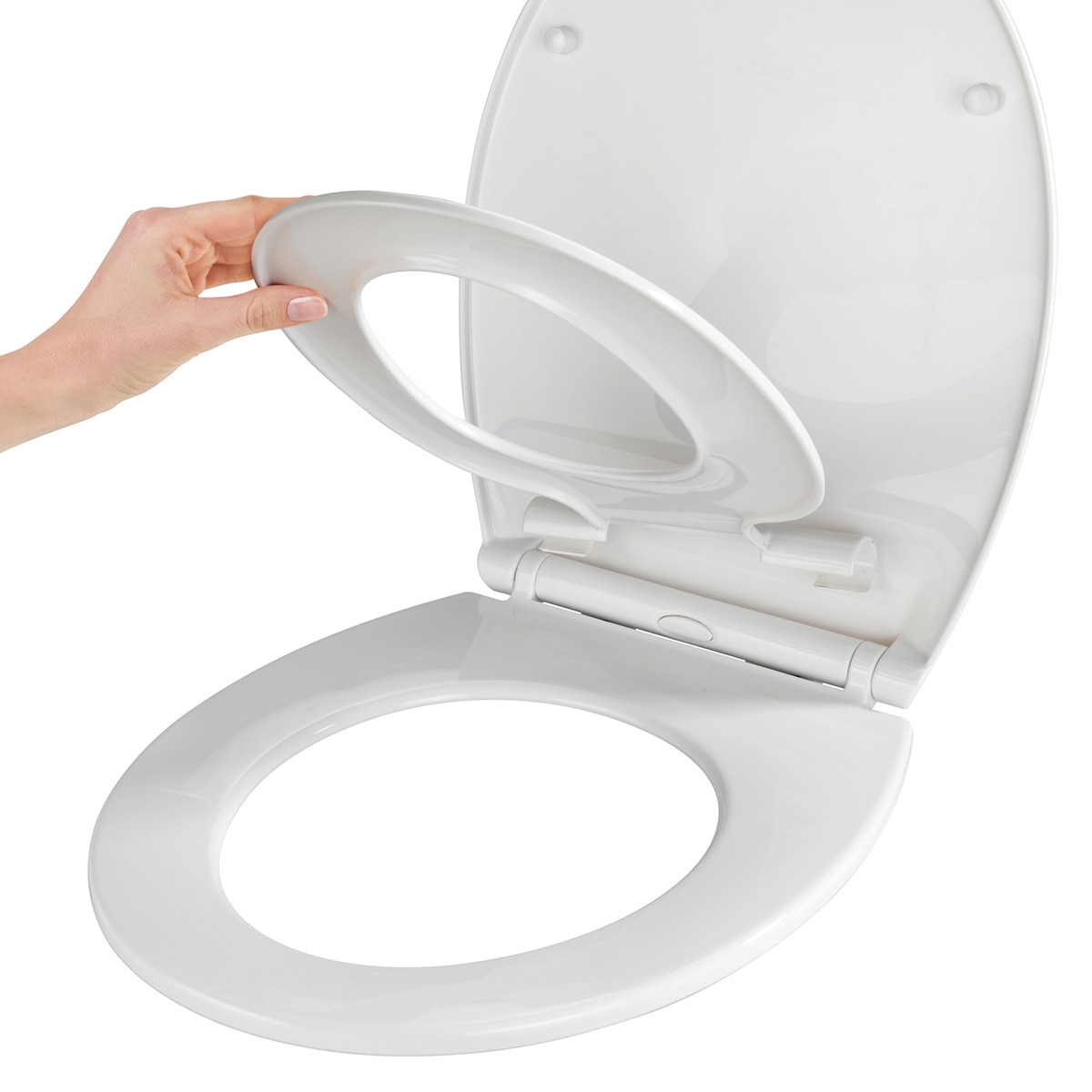 Tapa WC 2 en 1 Syros Family Blanco-6