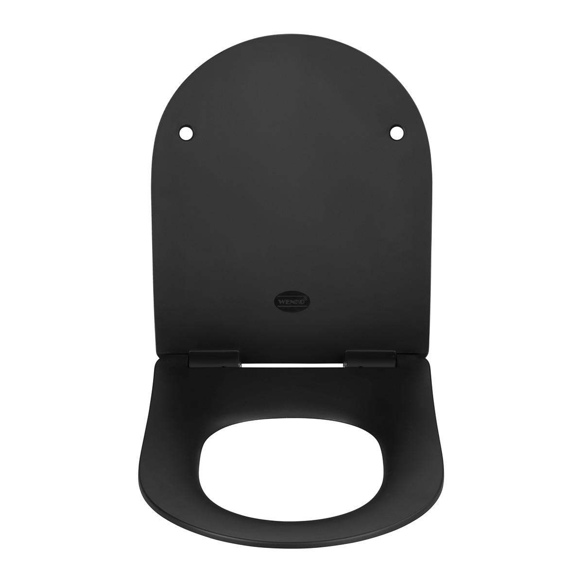 Tapa WC Sedilo Efecto Terciopelo Negro mate-3