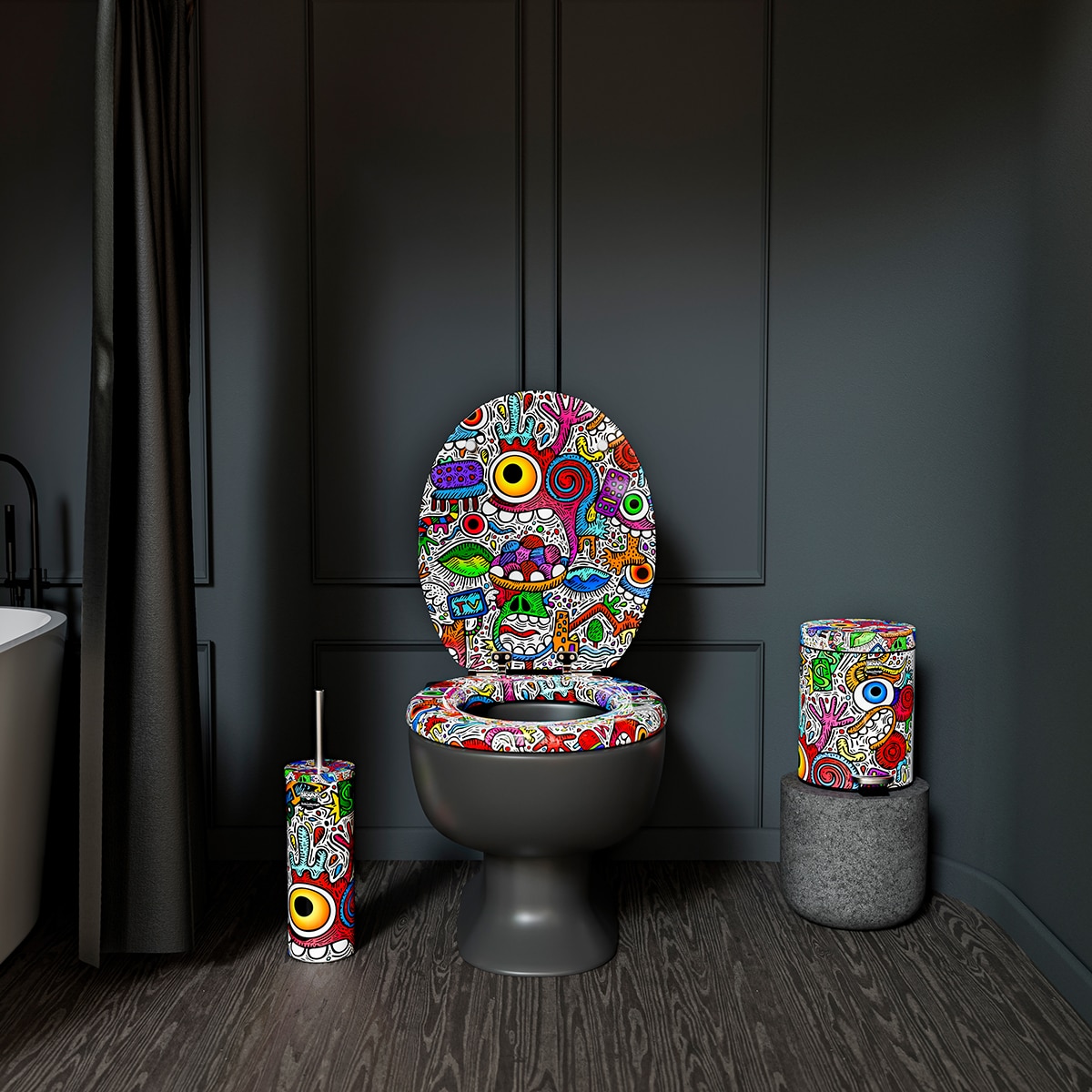 Tapa WC Crazy Maniac por Skwak 9