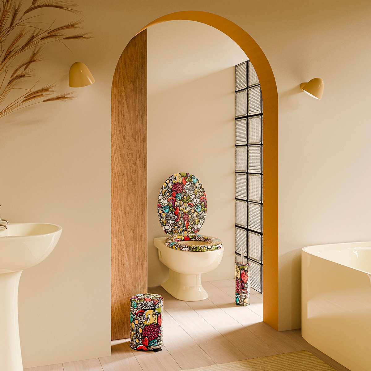 Tapa WC BirdyFlowers por Bishop Parigo 10