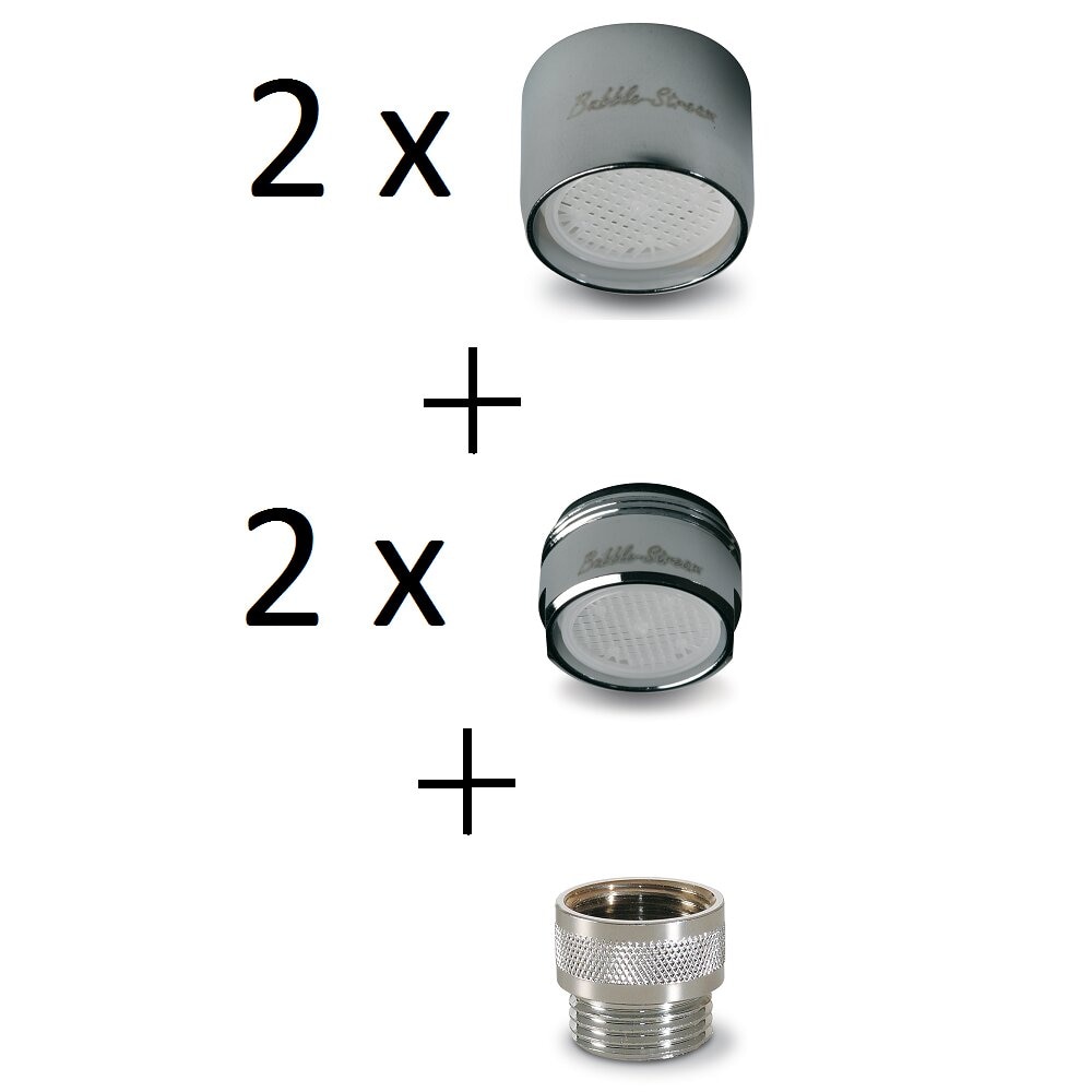 Pack Economizadores Baño M - H Cromo-2