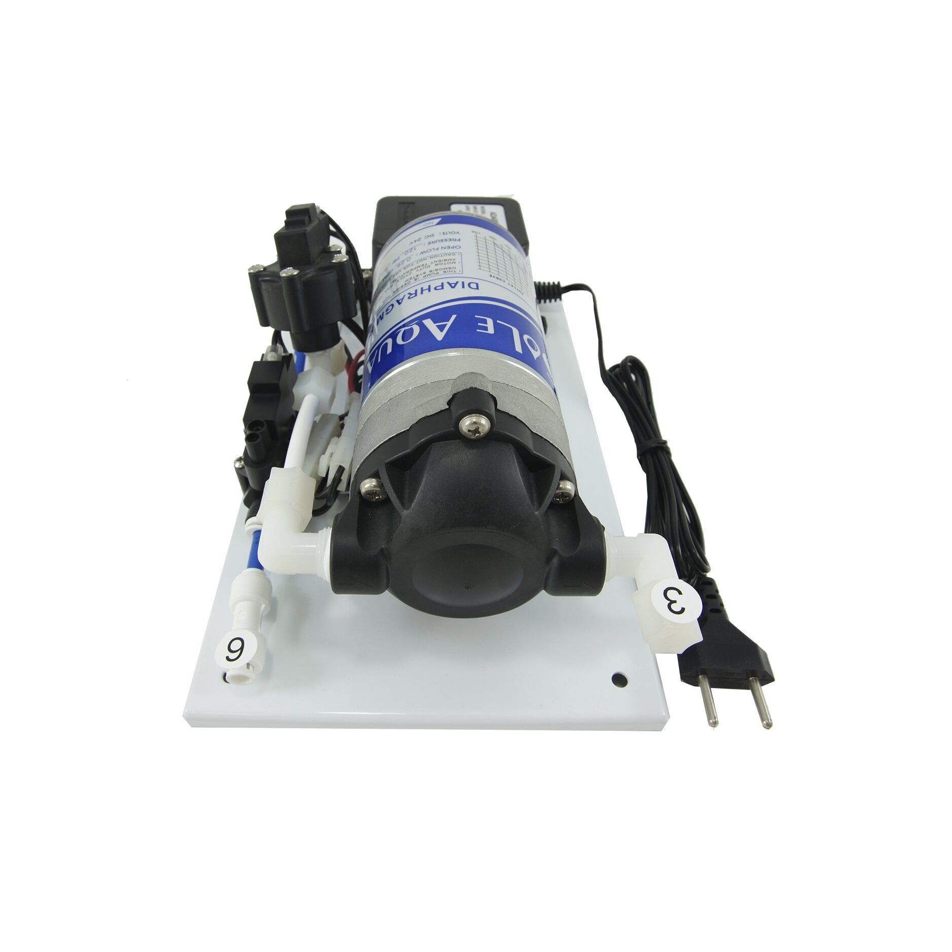 Kit Bomba para Equipo de Ósmosis Inversa Blanco-2