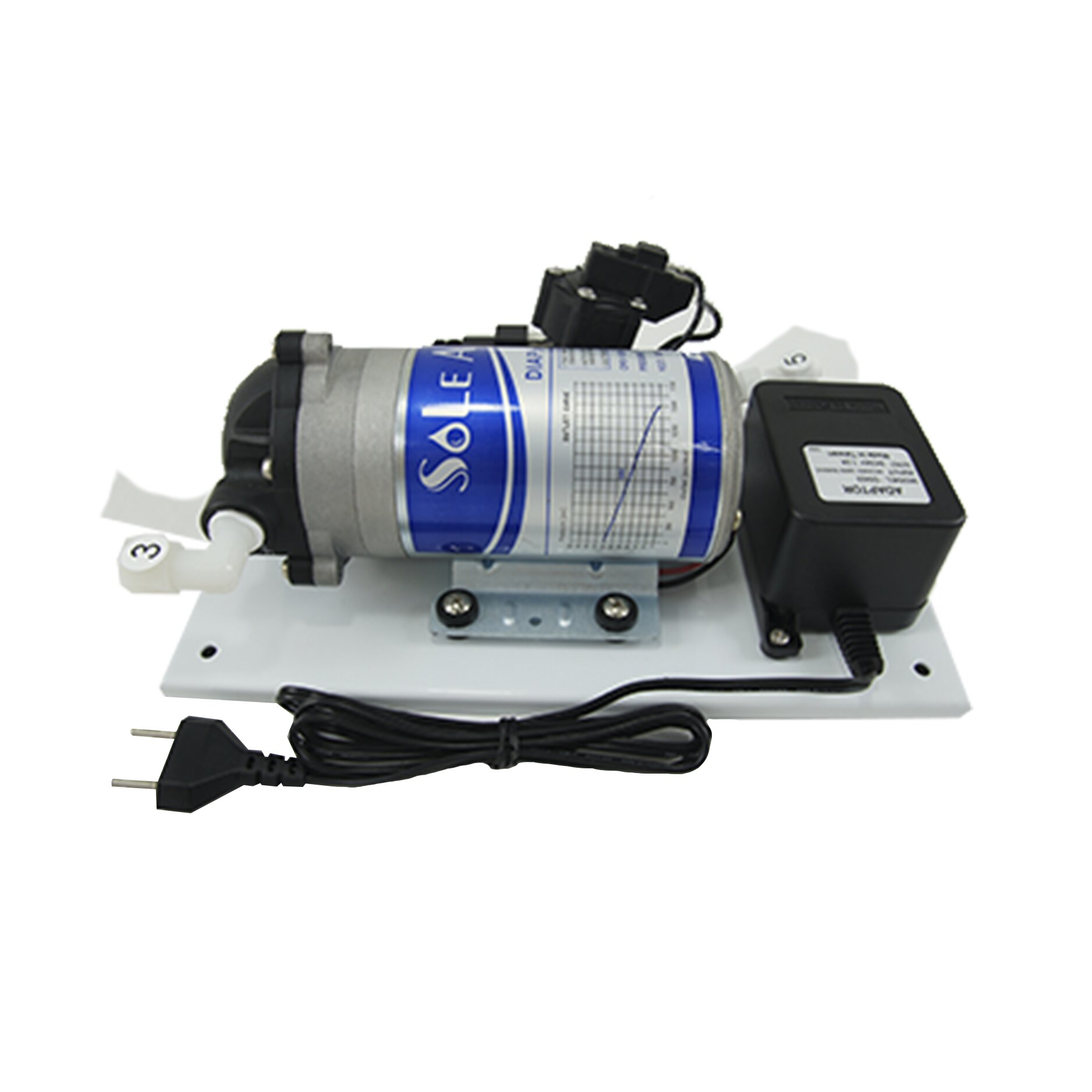 Kit Bomba para Equipo de Ósmosis Inversa Blanco-3