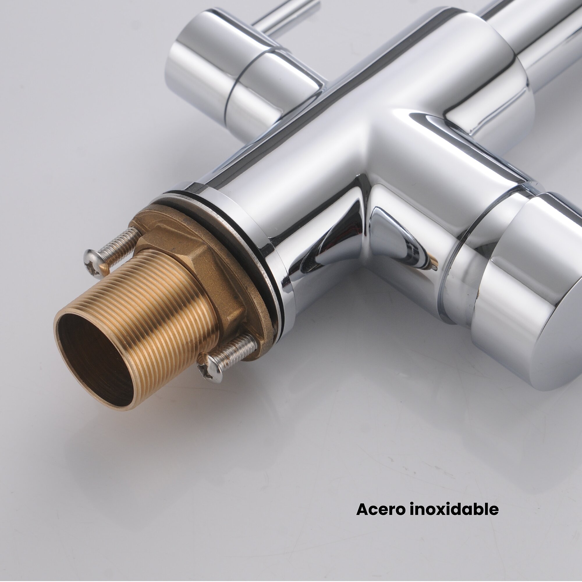 Grifo 3 Vías Classic con Mezclador Ósmosis Grupagua Acero Inox-8