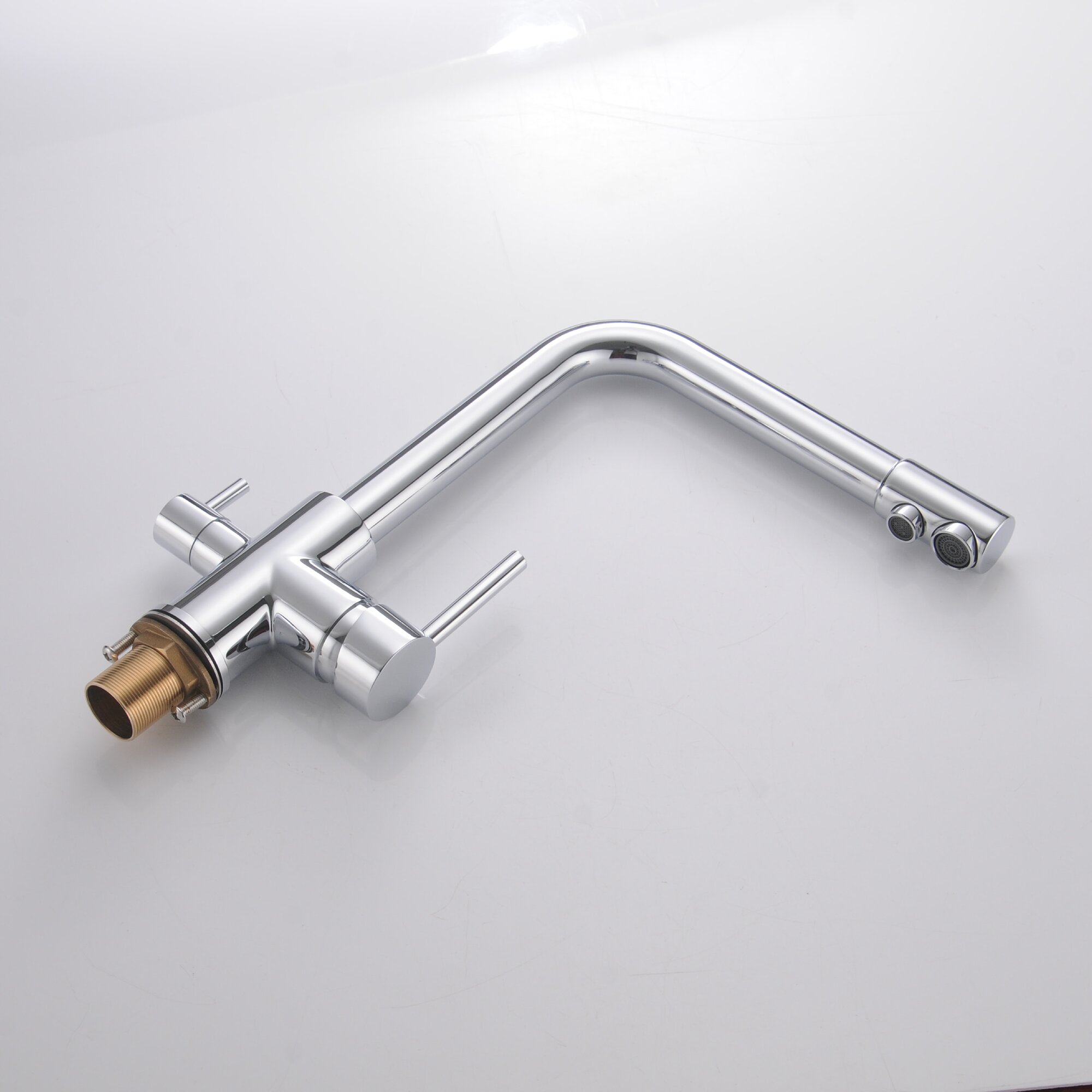 Grifo 3 Vías Classic con Mezclador Ósmosis Grupagua Acero Inox-9