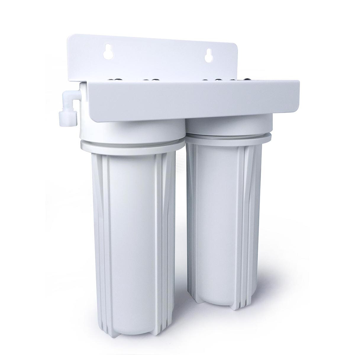 Filtro Agua Doble bajo Fregadero Filter-Fresh Blanco / Acero Inox-2