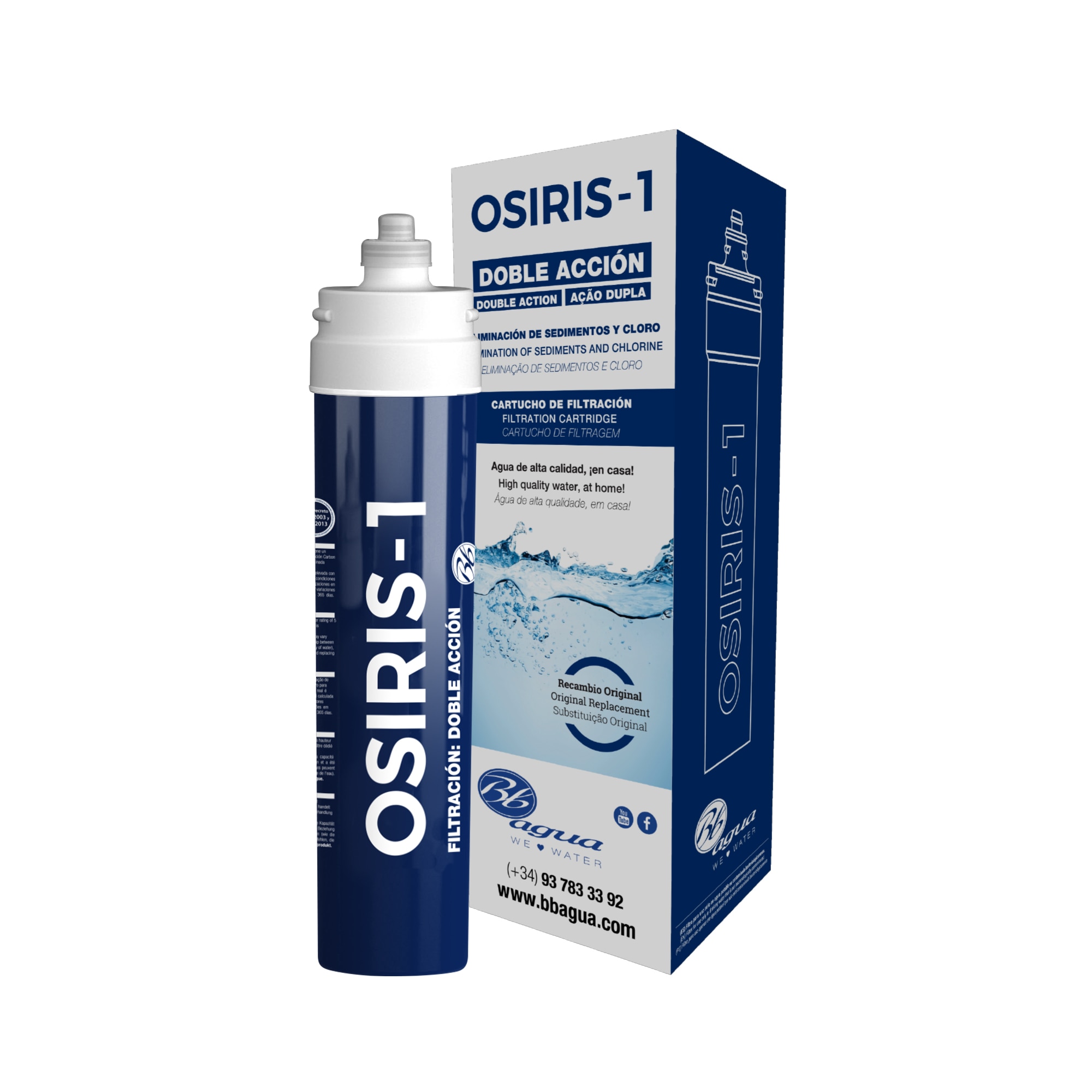 Recambio Filtro Osiris 1 Azul-3