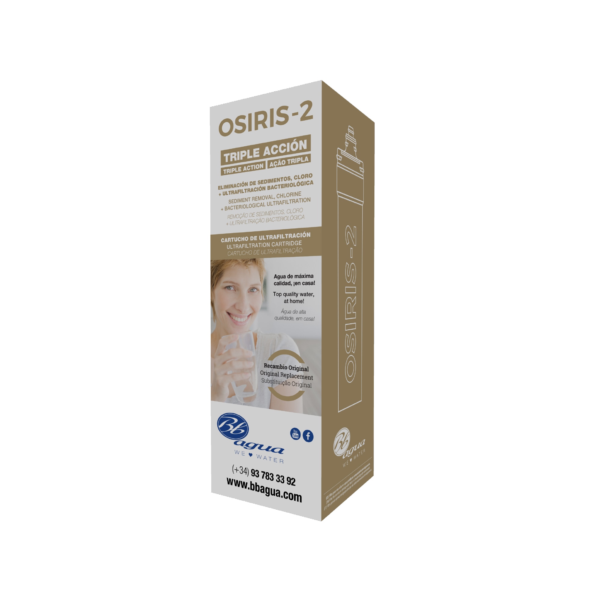 Recambio Filtro Osiris 2 Beige-2