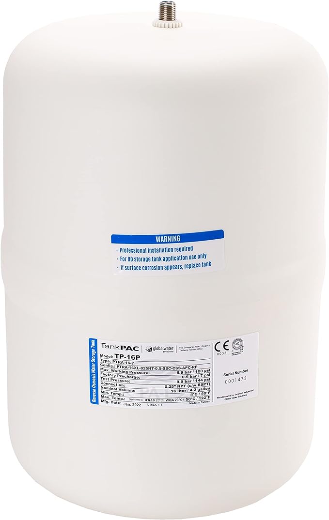 Depósito Presurizado para Equipos de Ósmosis Inversa 10 l Blanco-2