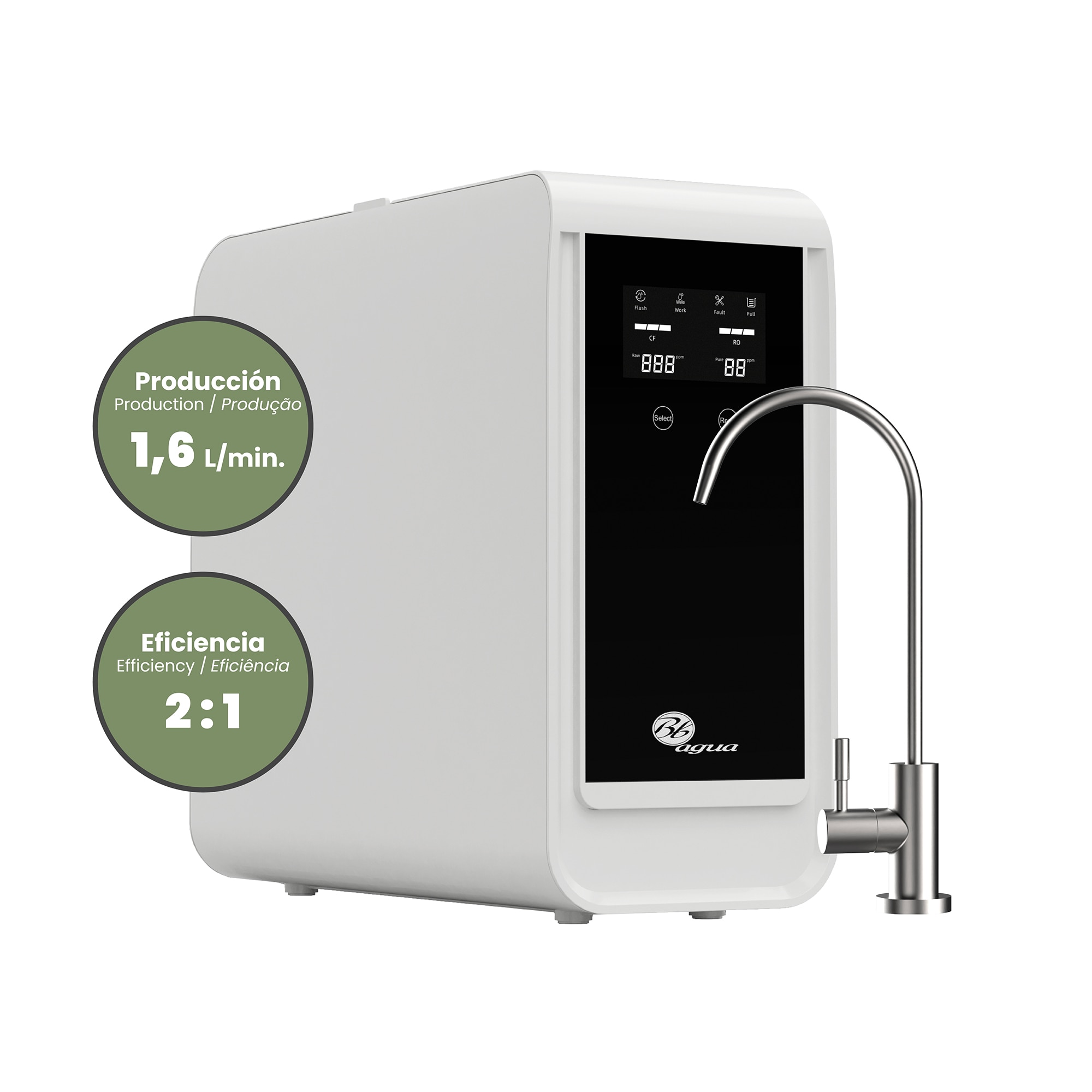 Equipo de Osmosis Inversa directa modelo GPD 600 Blanco-2