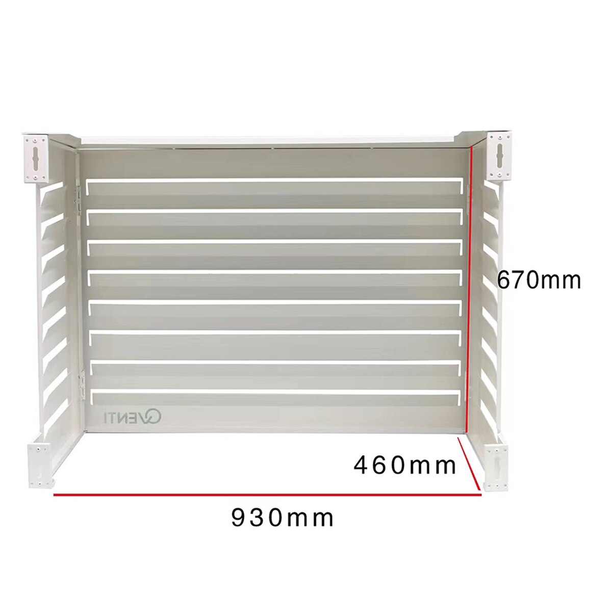 Imagen 3 de Carcasa para aire acondicionado Qventi 100 cm - Blanco Blanco