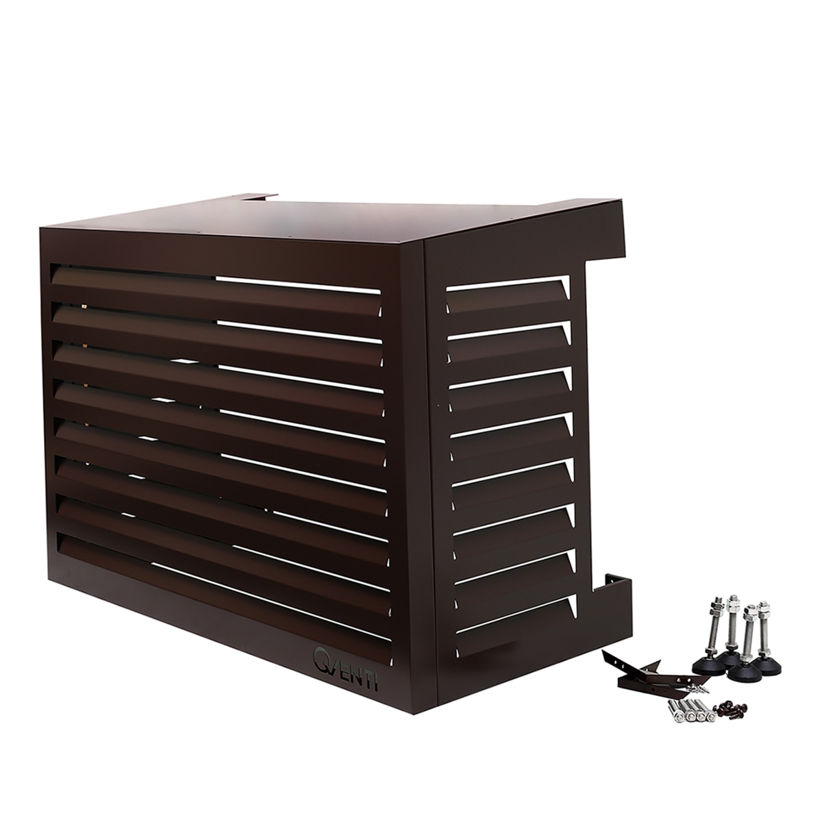 Imagen 4 de Carcasa para aire acondicionado Qventi 100 cm - Marrón Marrón